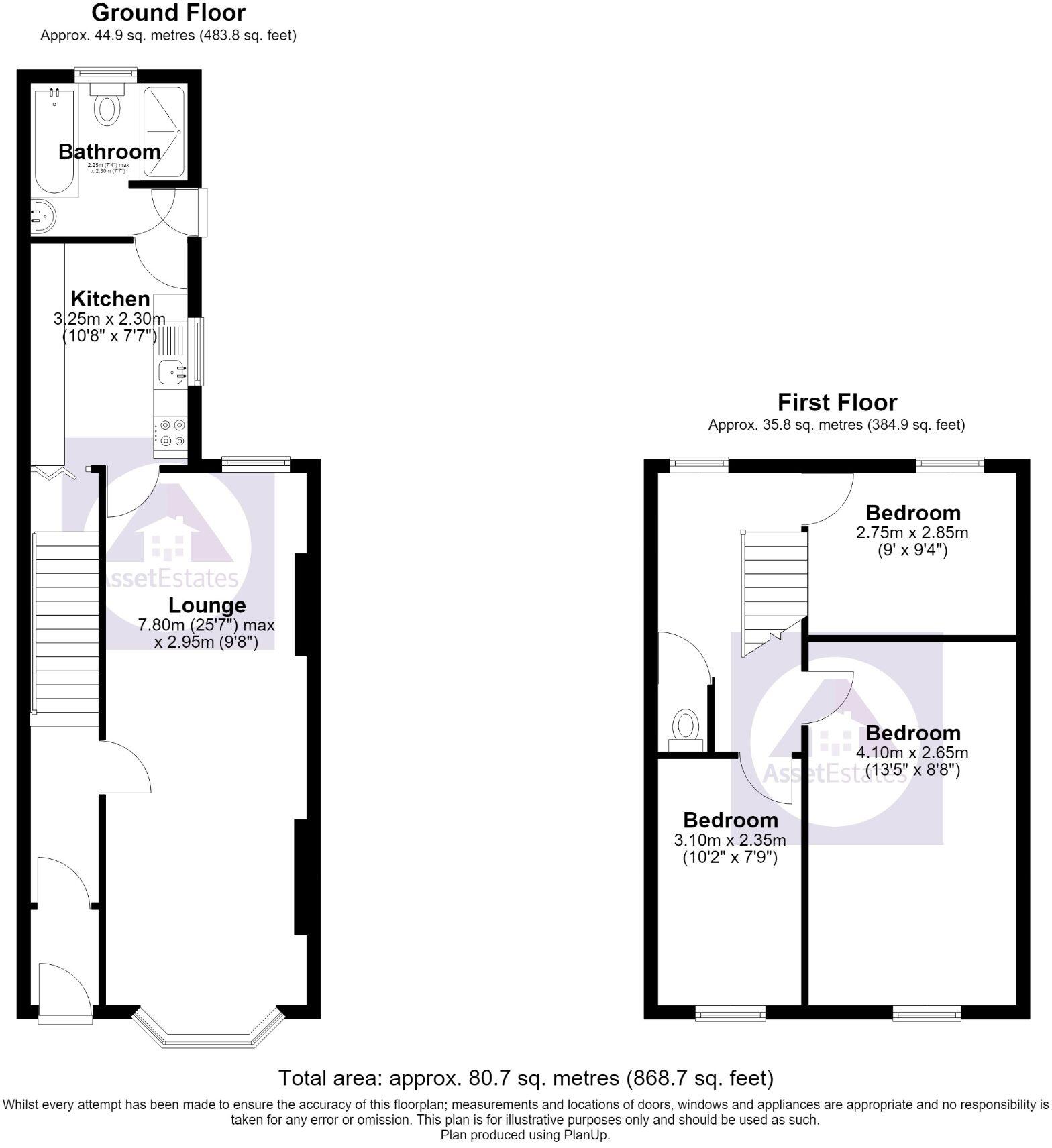 Newall Street, Abertillery floorplan