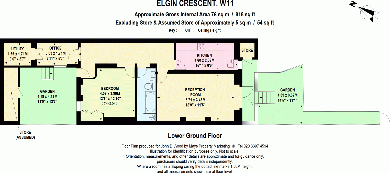 Elgin Crescent, London, W11 floorplan