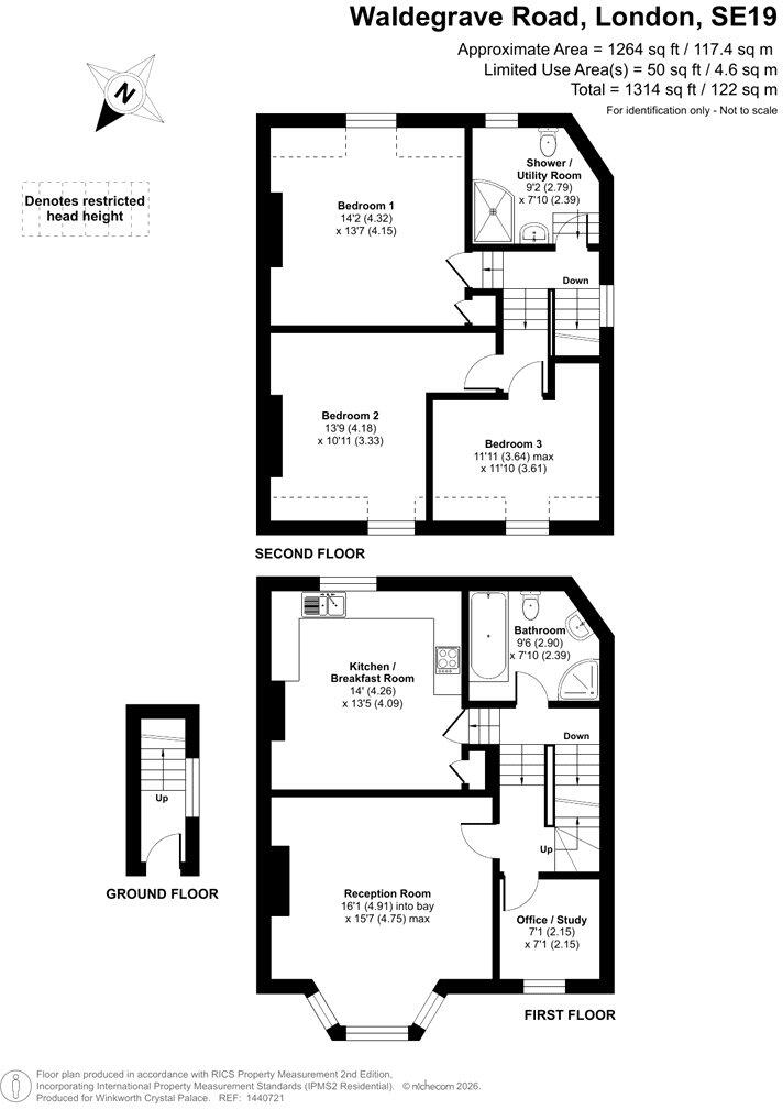 Waldegrave Road, London, SE19 floorplan