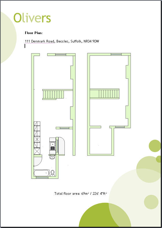 Denmark Road, Beccles, Suffolk floorplan