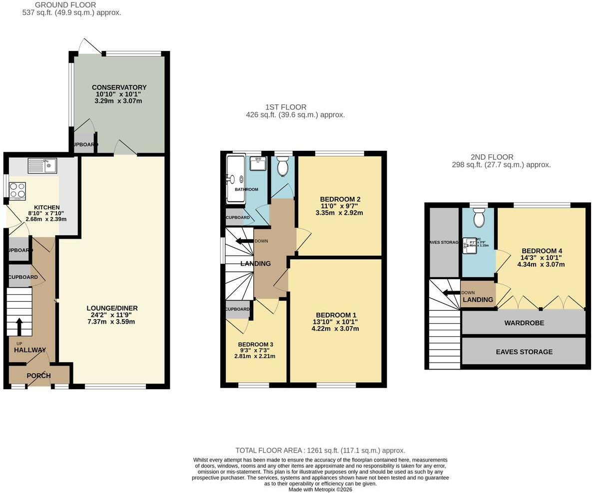 Sundown Road, Ashford, TW15 floorplan