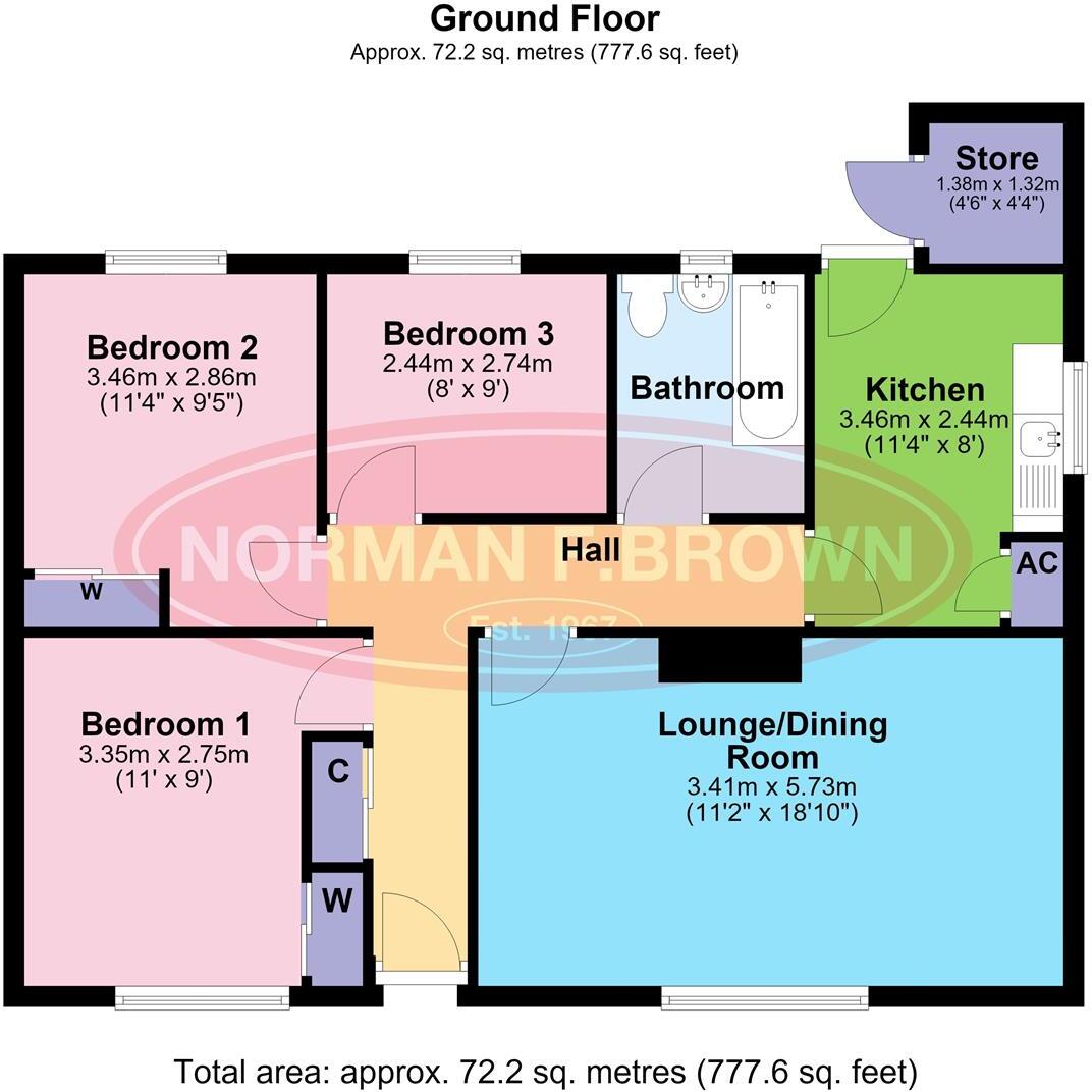 Mooredge, South View Lane, Leyburn floorplan