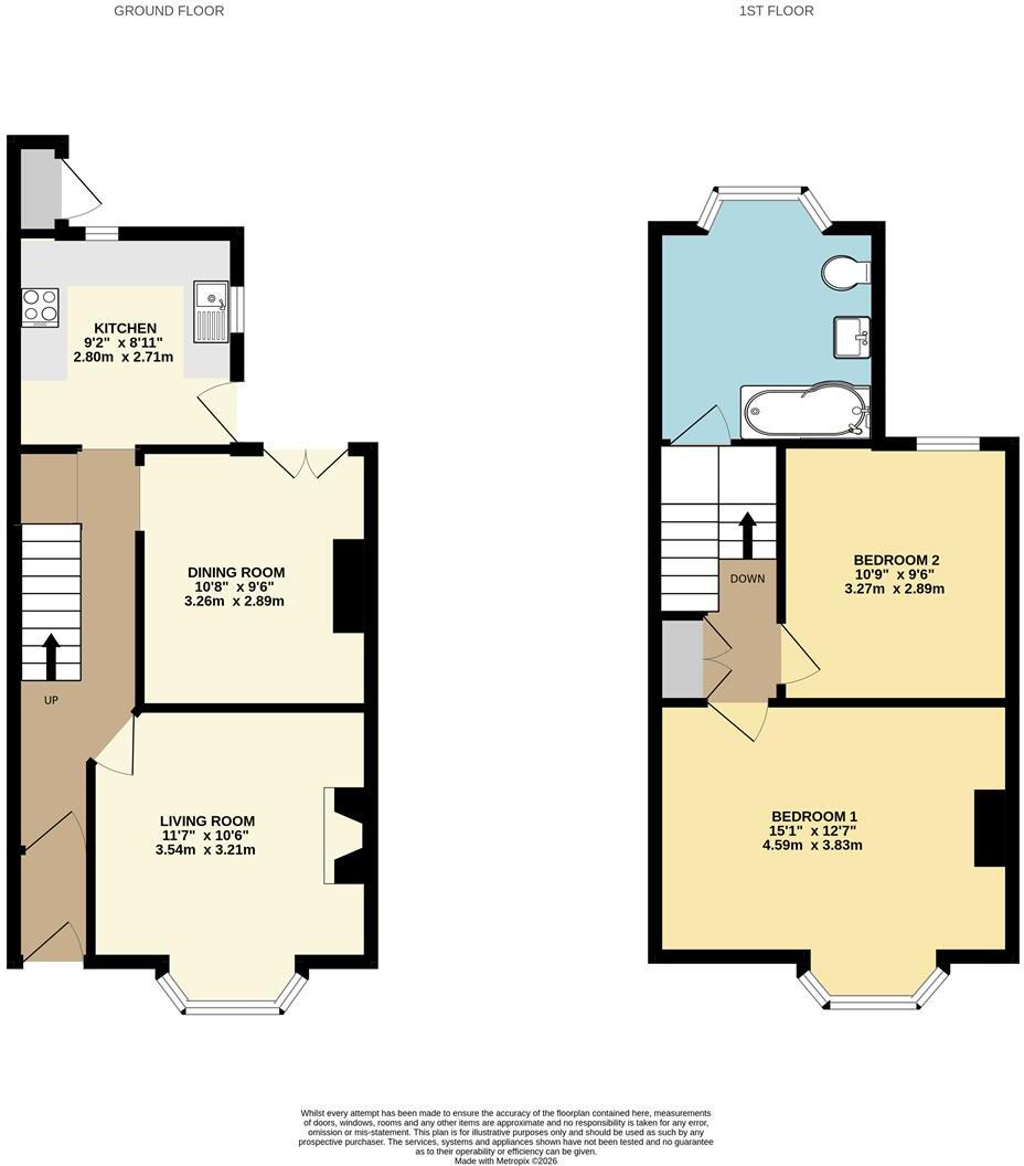 Cedars Road, St Leonards, Exeter floorplan