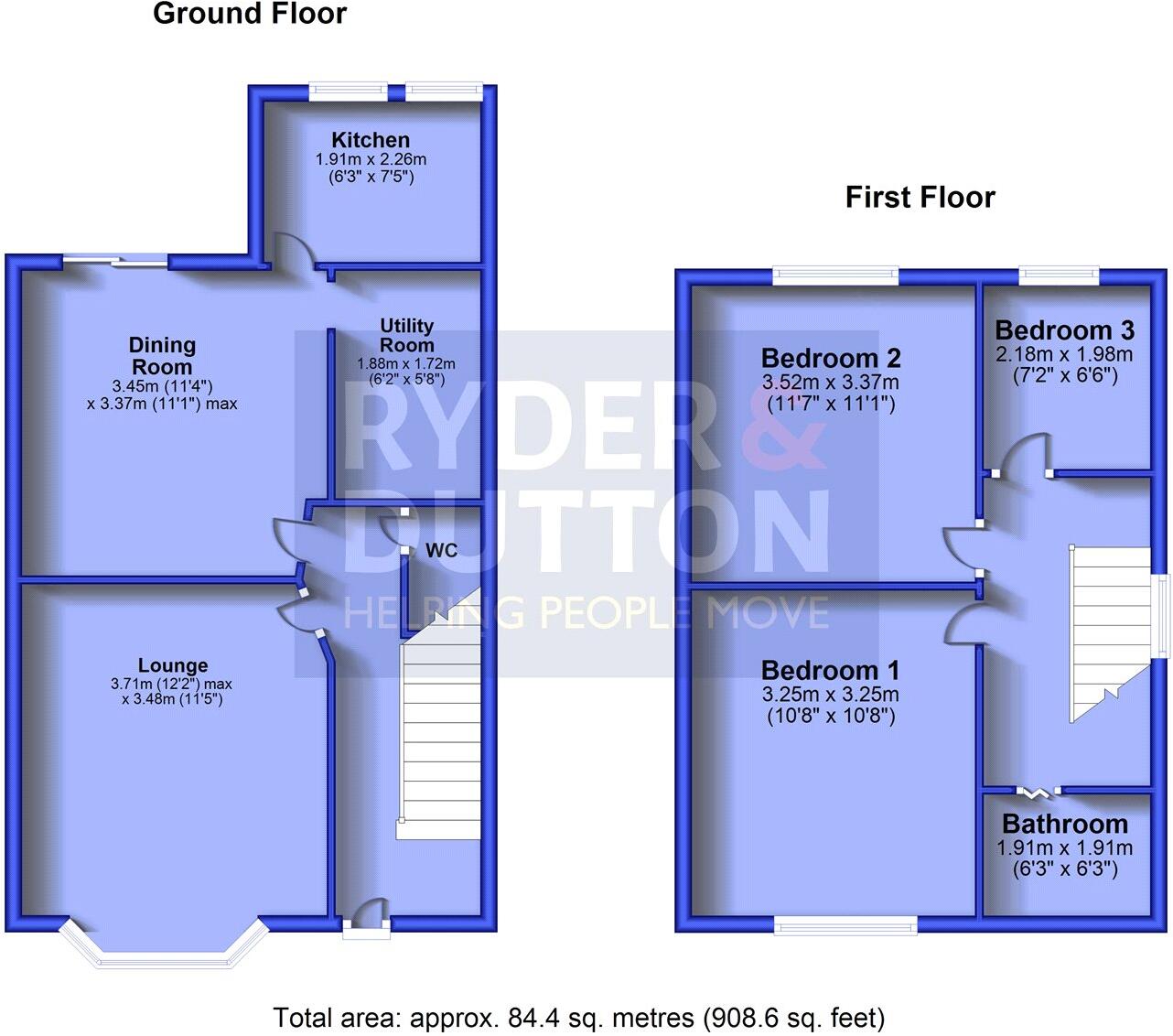 Spire Hollin, Glossop, Derbyshire, SK13 floorplan
