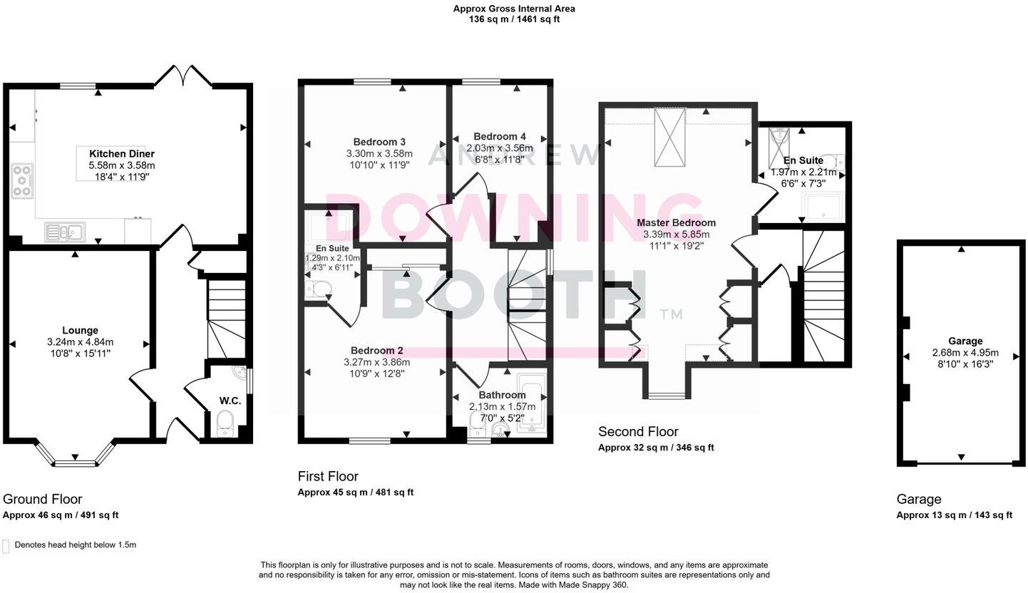 Taylor Way, Lichfield, WS13 6US - No Upward Chain floorplan