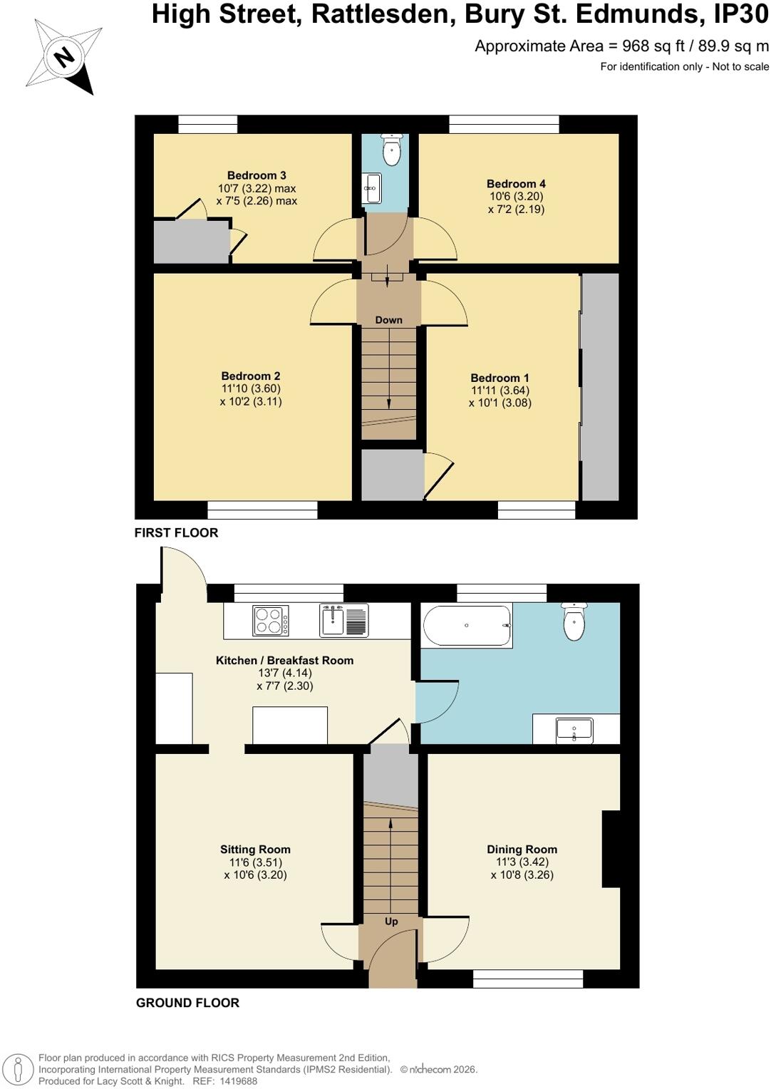 High Street, Rattlesden, Bury St. Edmunds, Suffolk, IP30 floorplan