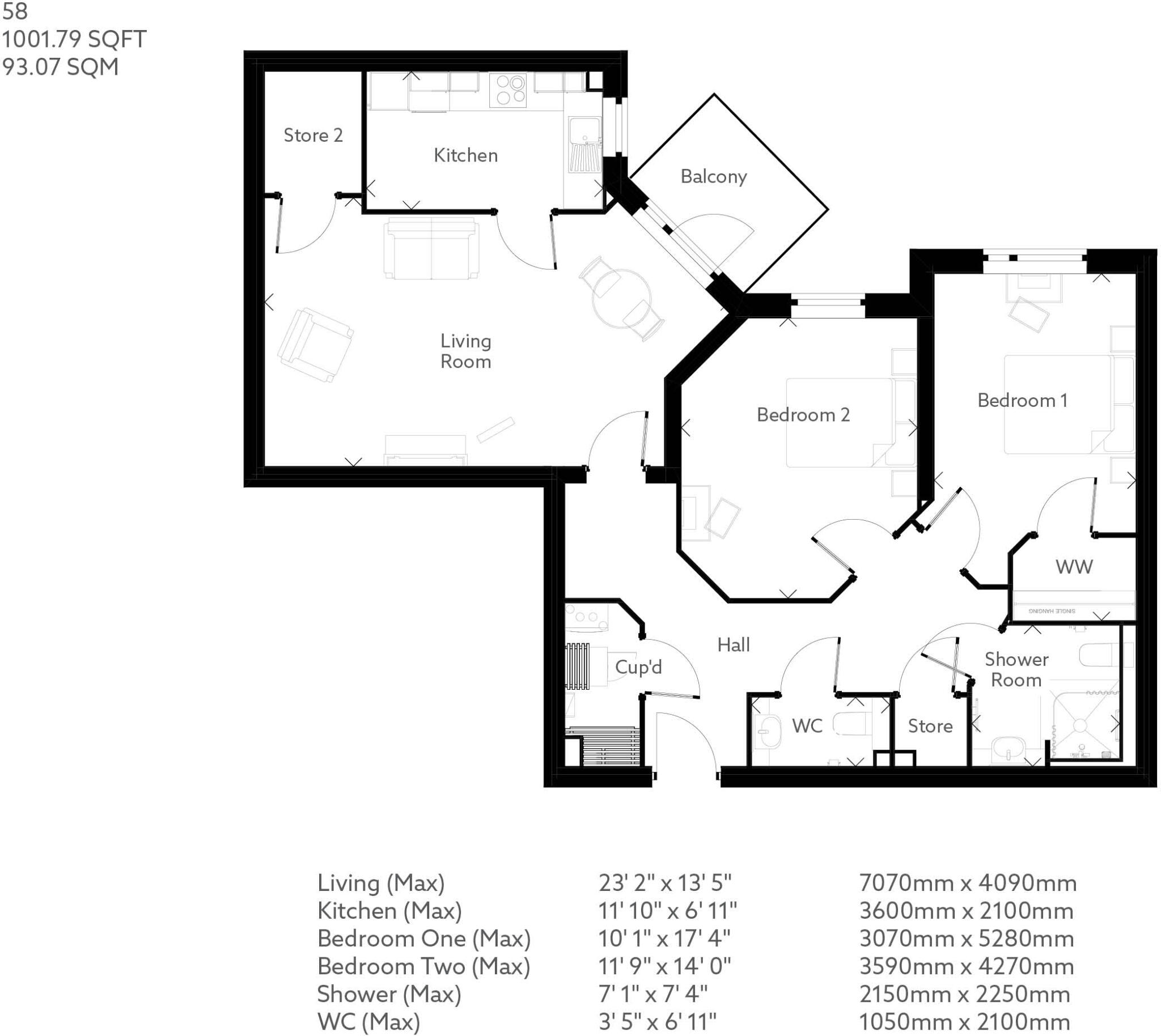 Market House, 
17 Ensor Mews,
Wimborne,
Dorset,
BH21 1WW floorplan