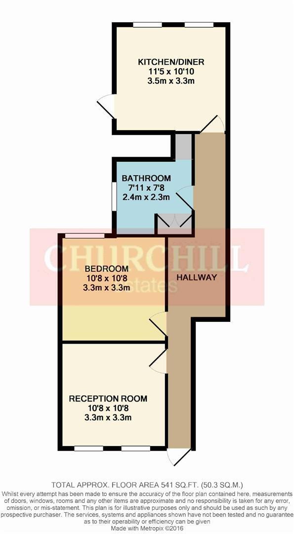 Blyth Road, London floorplan