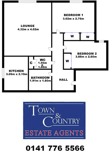 6, Blenheim Court, Stepps, G33 6EA floorplan