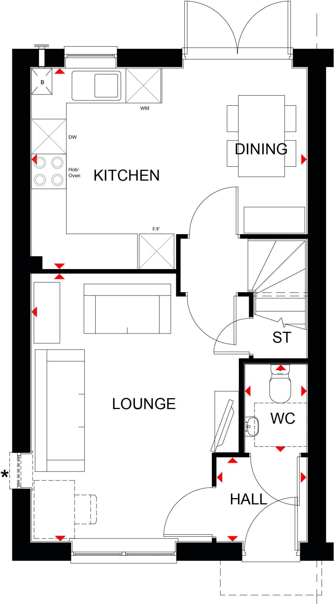 Great Horwood Road,
Winslow,
Buckinghamshire,
MK18 3LY floorplan