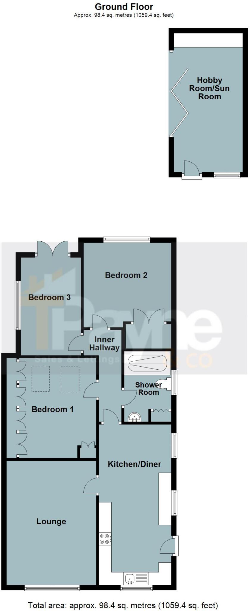 Green Park, Chatteris, Cambs, PE16 6DN floorplan