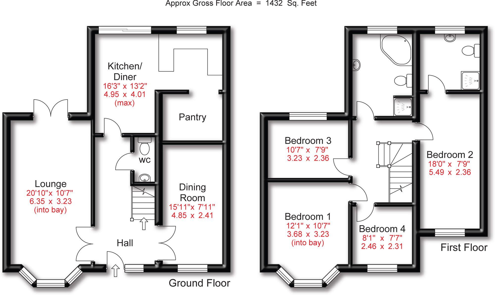 St. Margarets Road, Cheadle, SK8 floorplan
