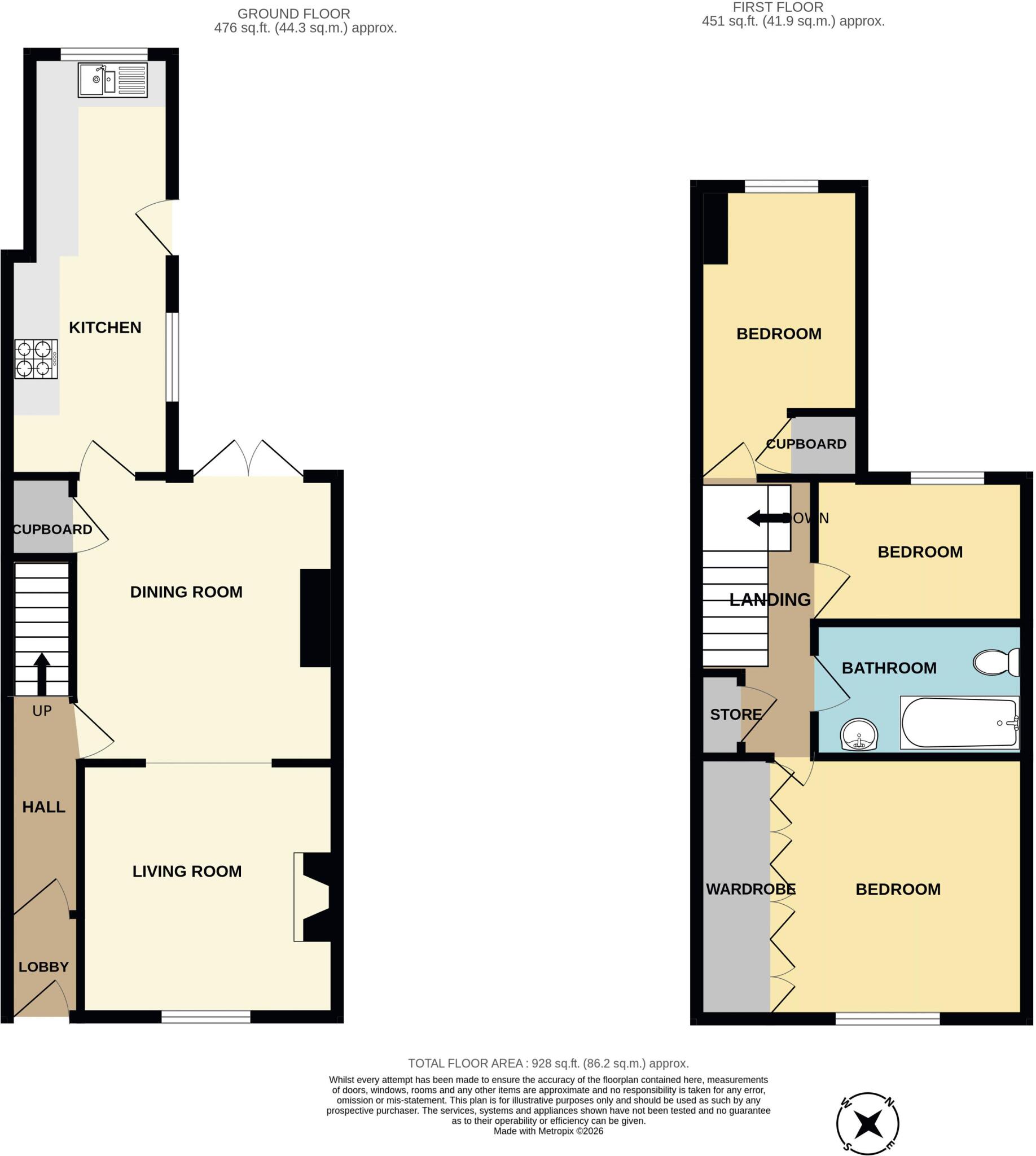 Bath Road, Bridgwater floorplan
