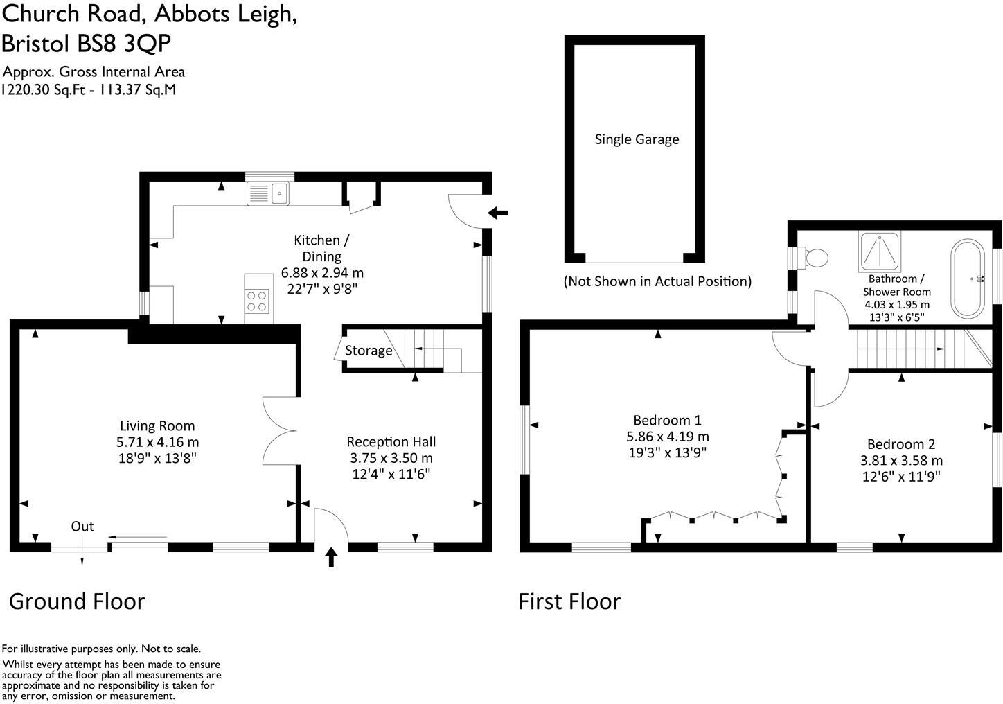 Church Road, Abbots Leigh, Bristol, BS8 floorplan