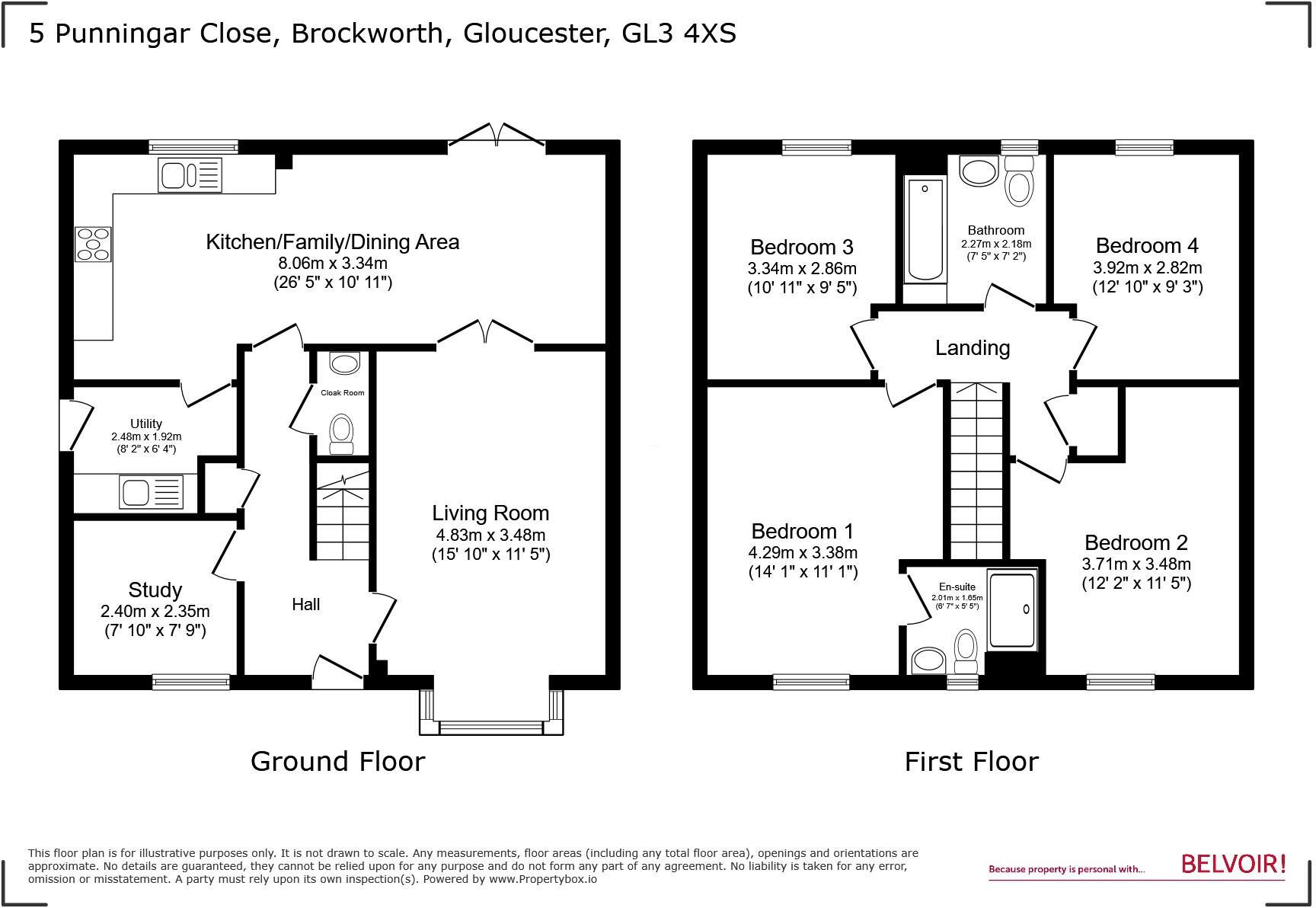 Punningar Close, Brockworth, Gloucester, GL3 floorplan