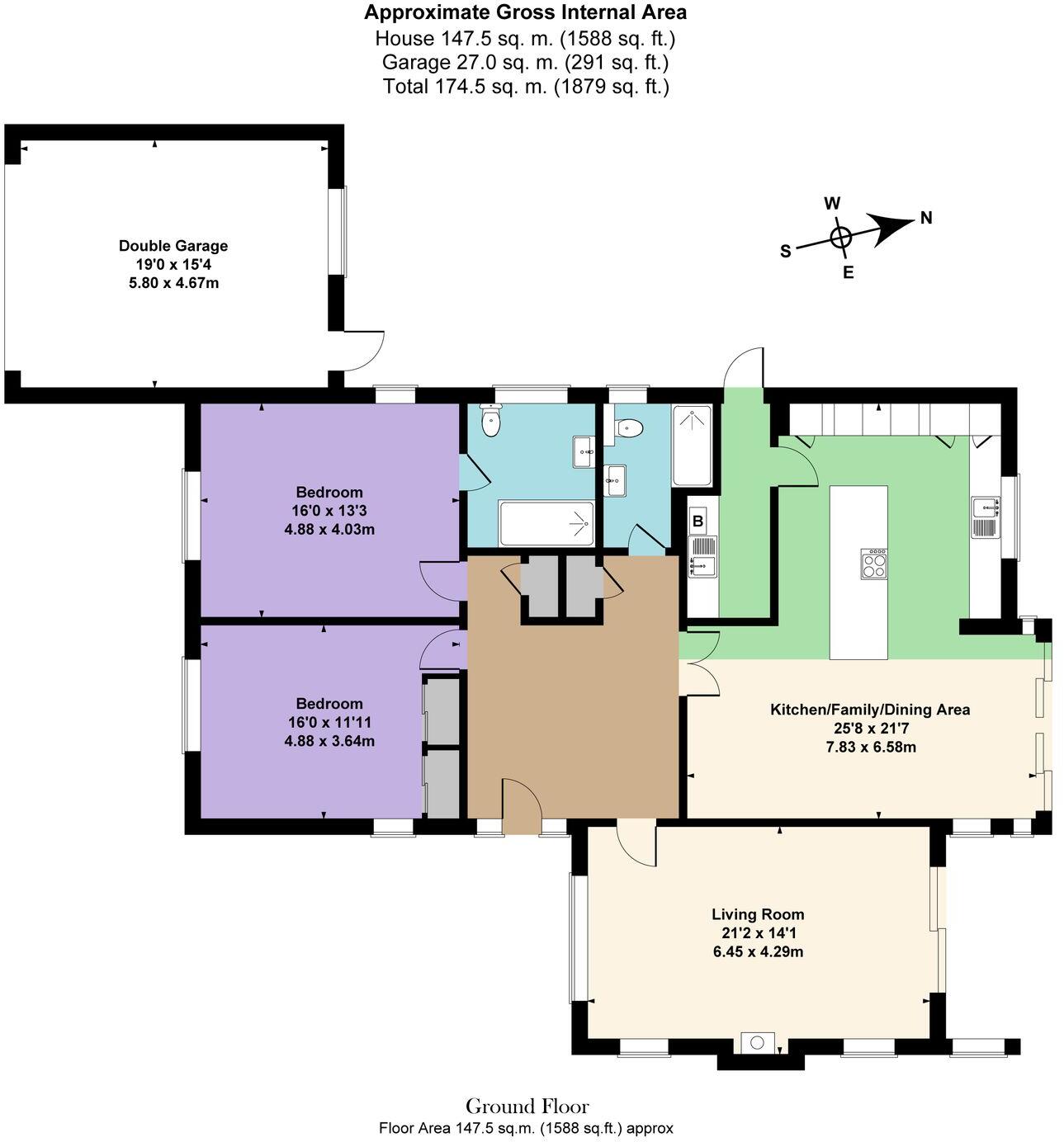 Cherry Orchard, Ashtead, KT21 floorplan