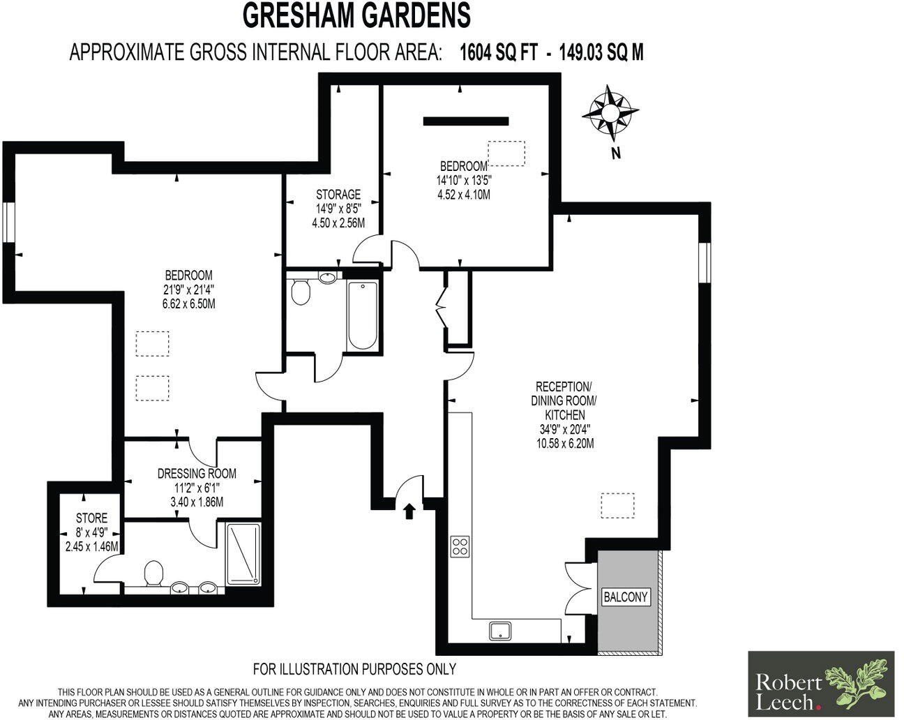 Gresham Gardens, Oxted, RH8 0GP floorplan