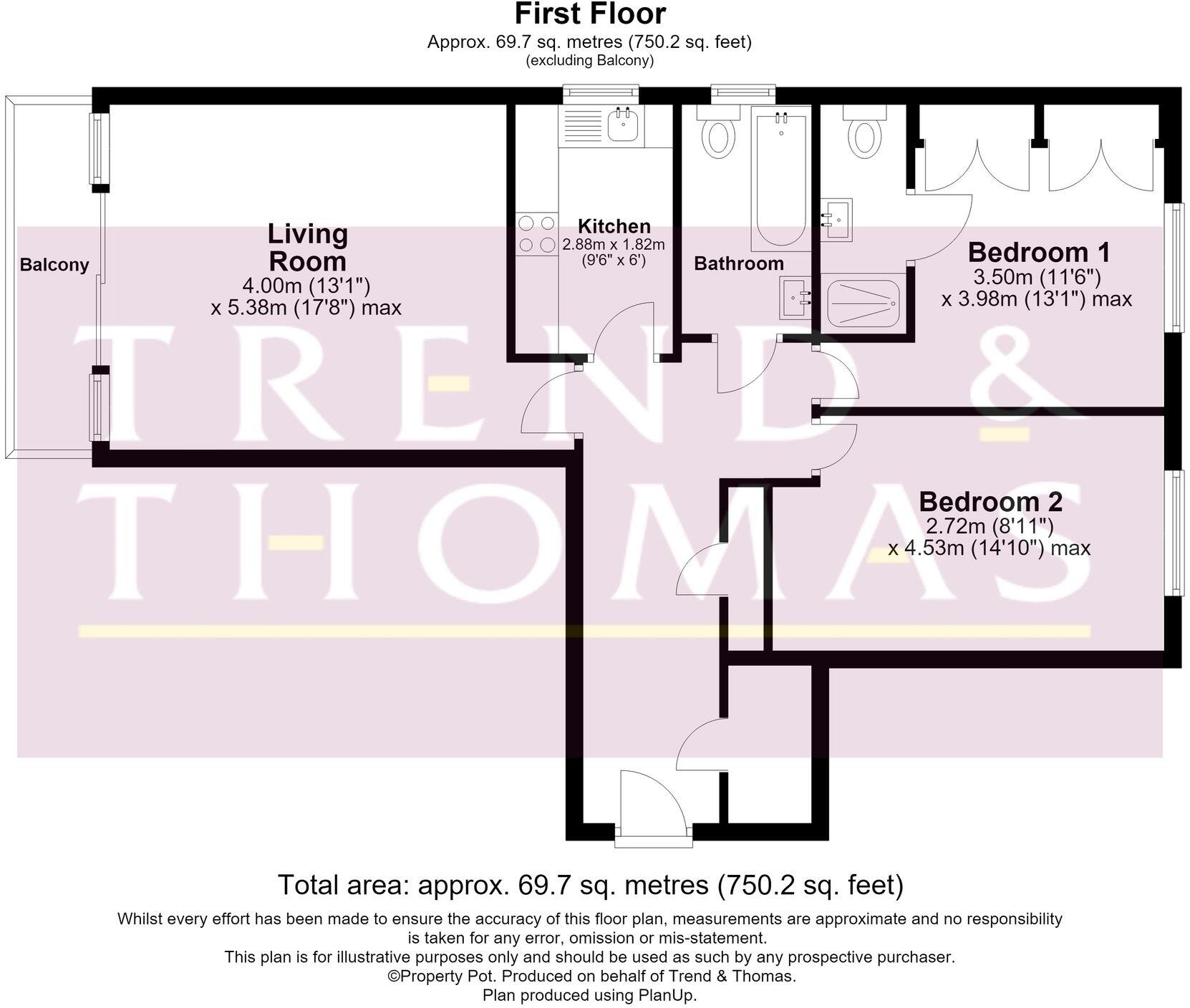 Northway, Rickmansworth, WD3 floorplan