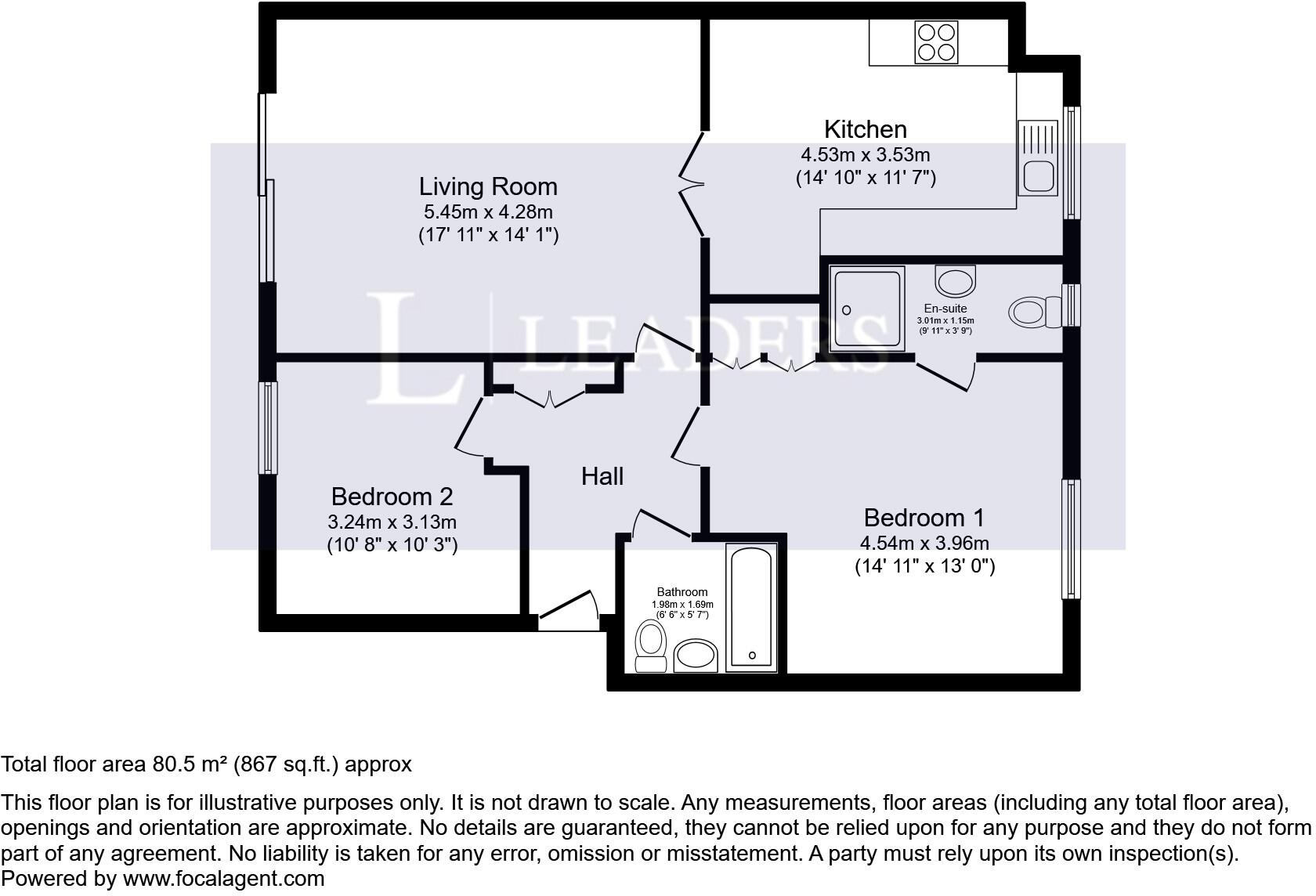 Berrington, 74 Becton Lane, BH25 floorplan