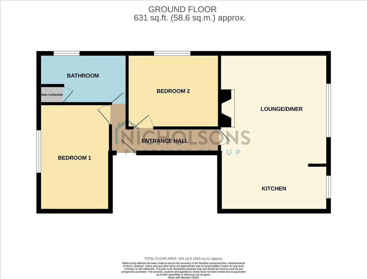Station Avenue, Filey floorplan