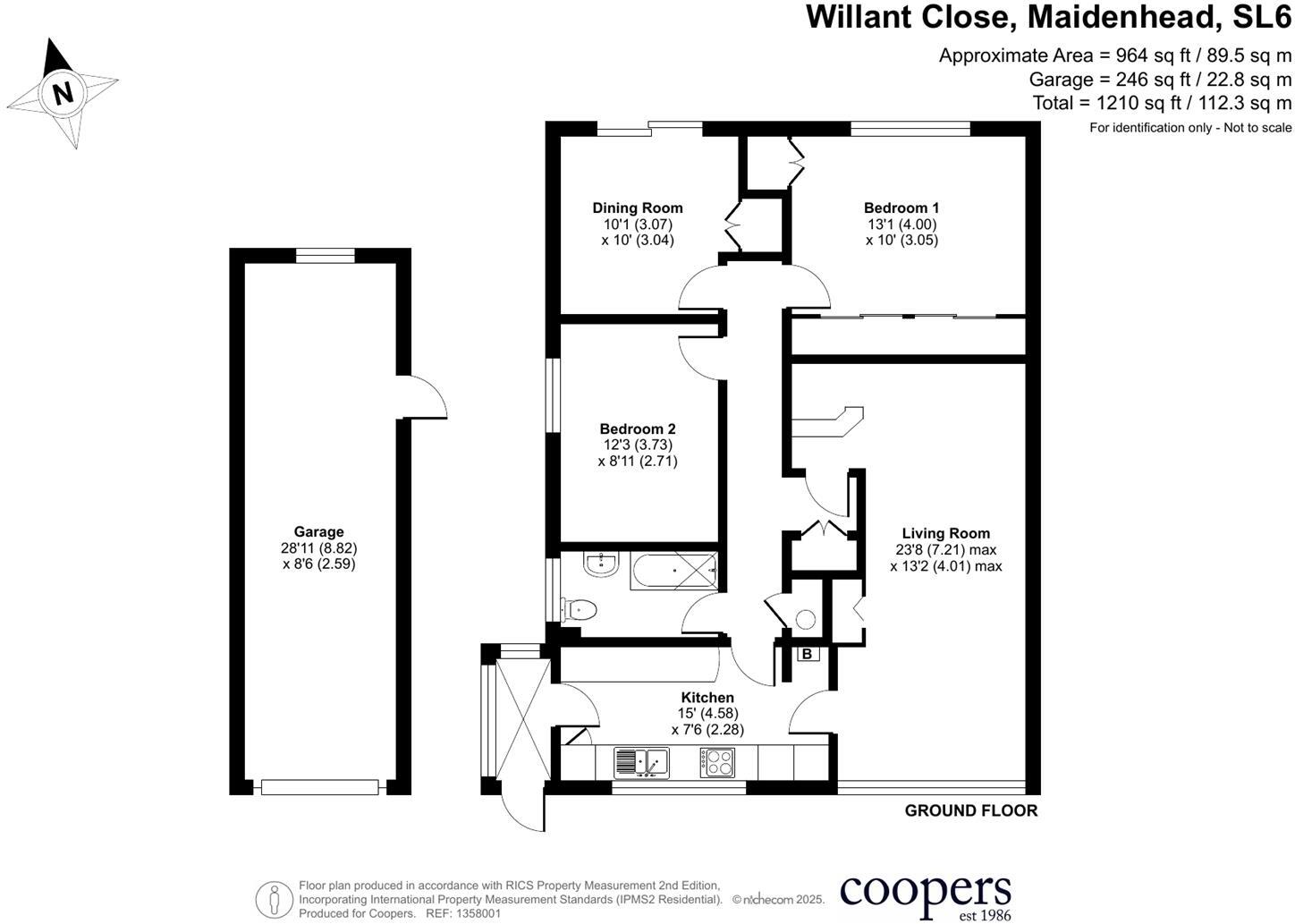 Willant Close, White Waltham, Maidenhead, SL6 floorplan