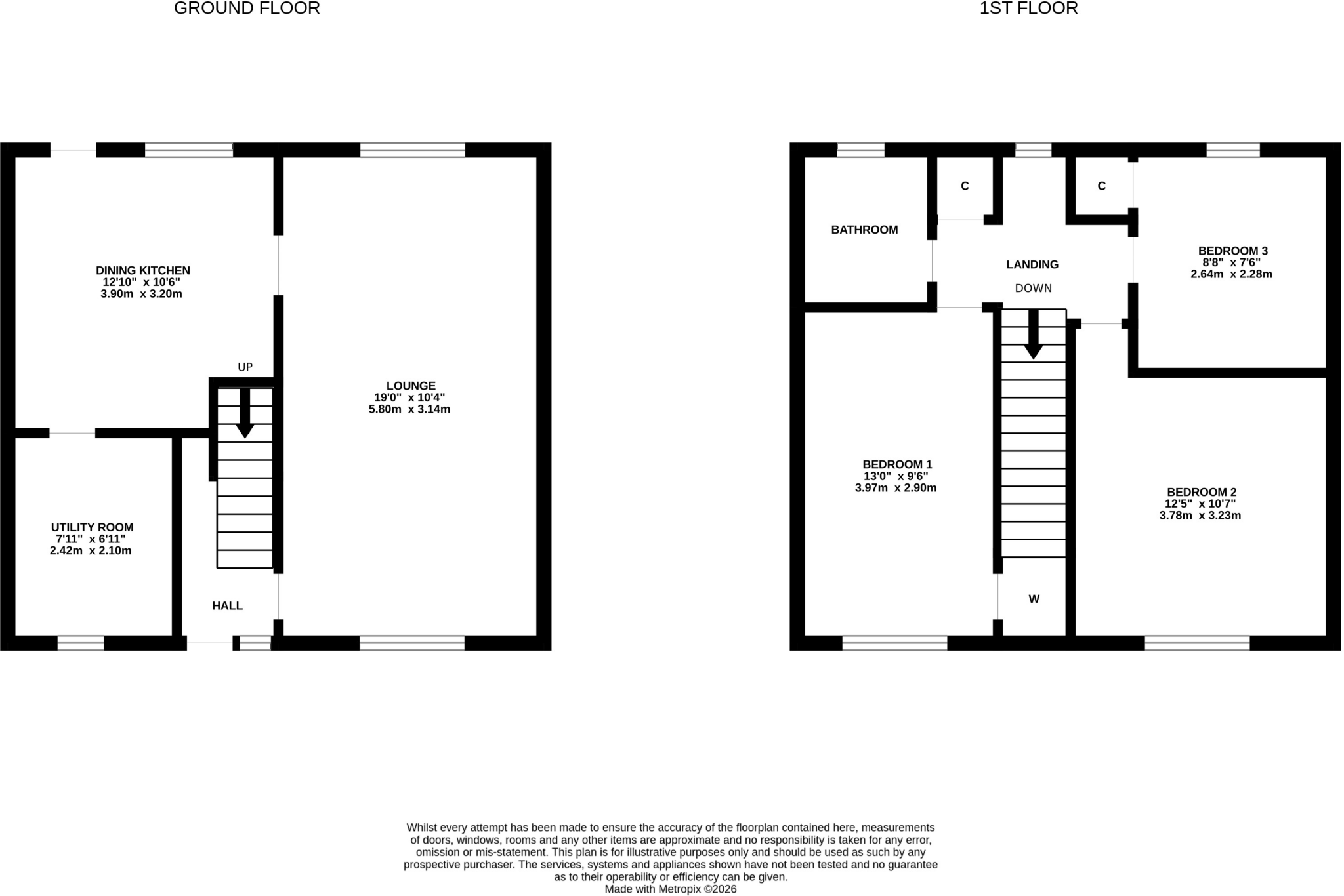 19 Hayhill, Ayr, South Ayrshire, KA8 0SQ floorplan