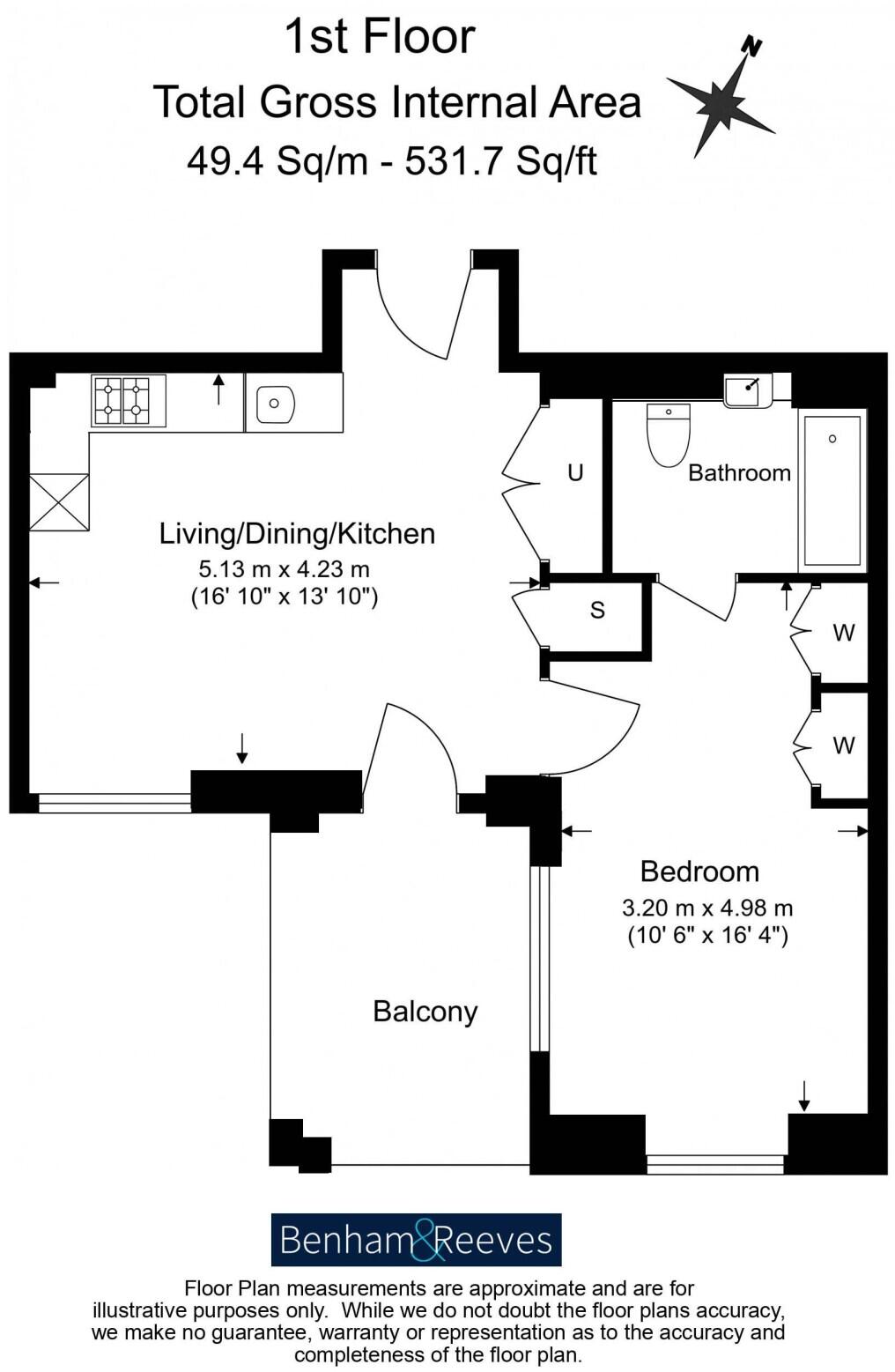 The Broadley, Marylebone, NW8 floorplan
