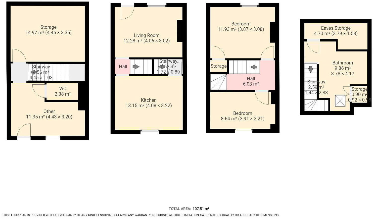 James Street, Worsbrough Dale, S70 4SL floorplan