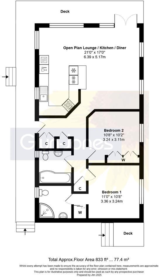 Jaybelle Grange Climping, floorplan