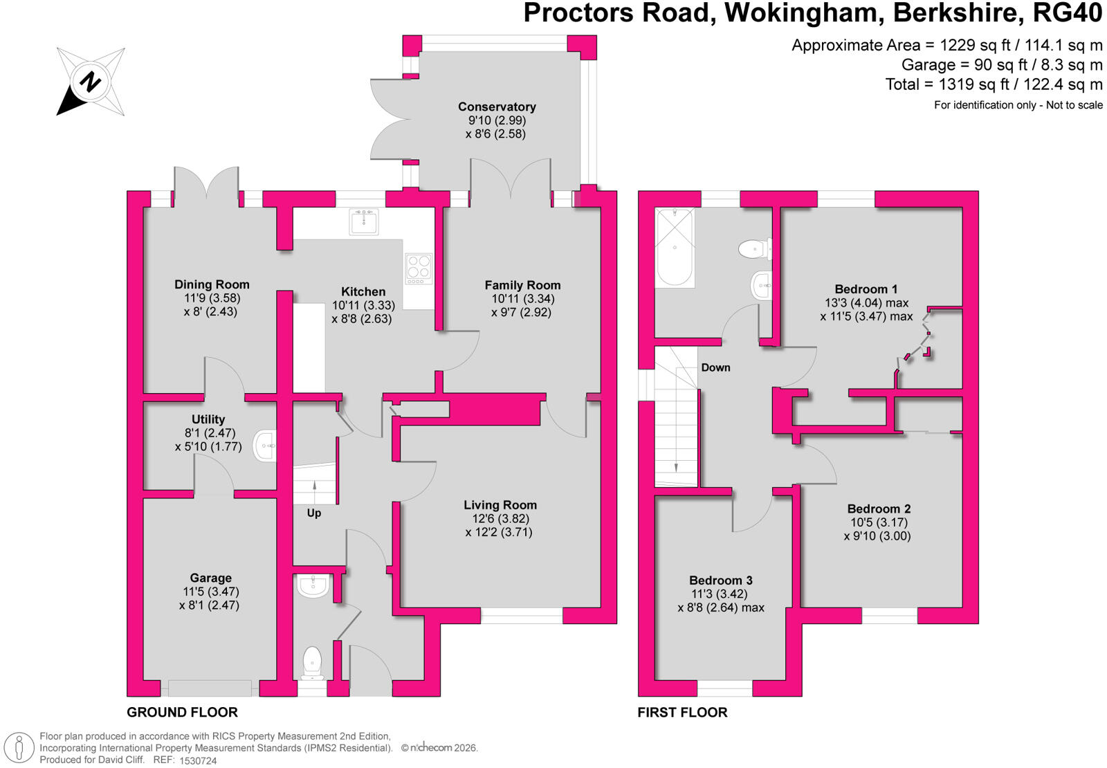 Proctors Road, Wokingham, Berkshire, RG40 floorplan