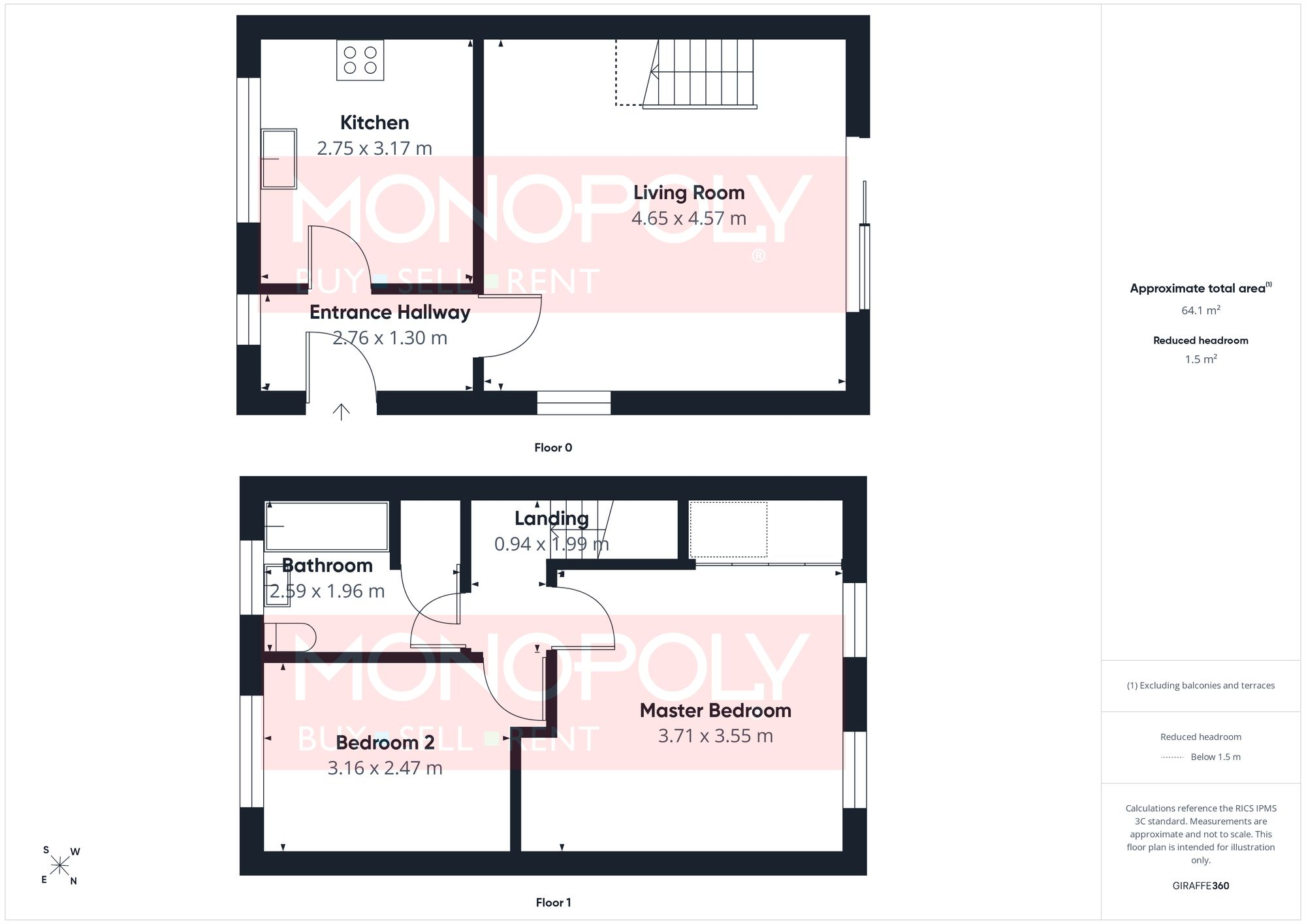Cwm Eithin, Denbigh, LL16 floorplan