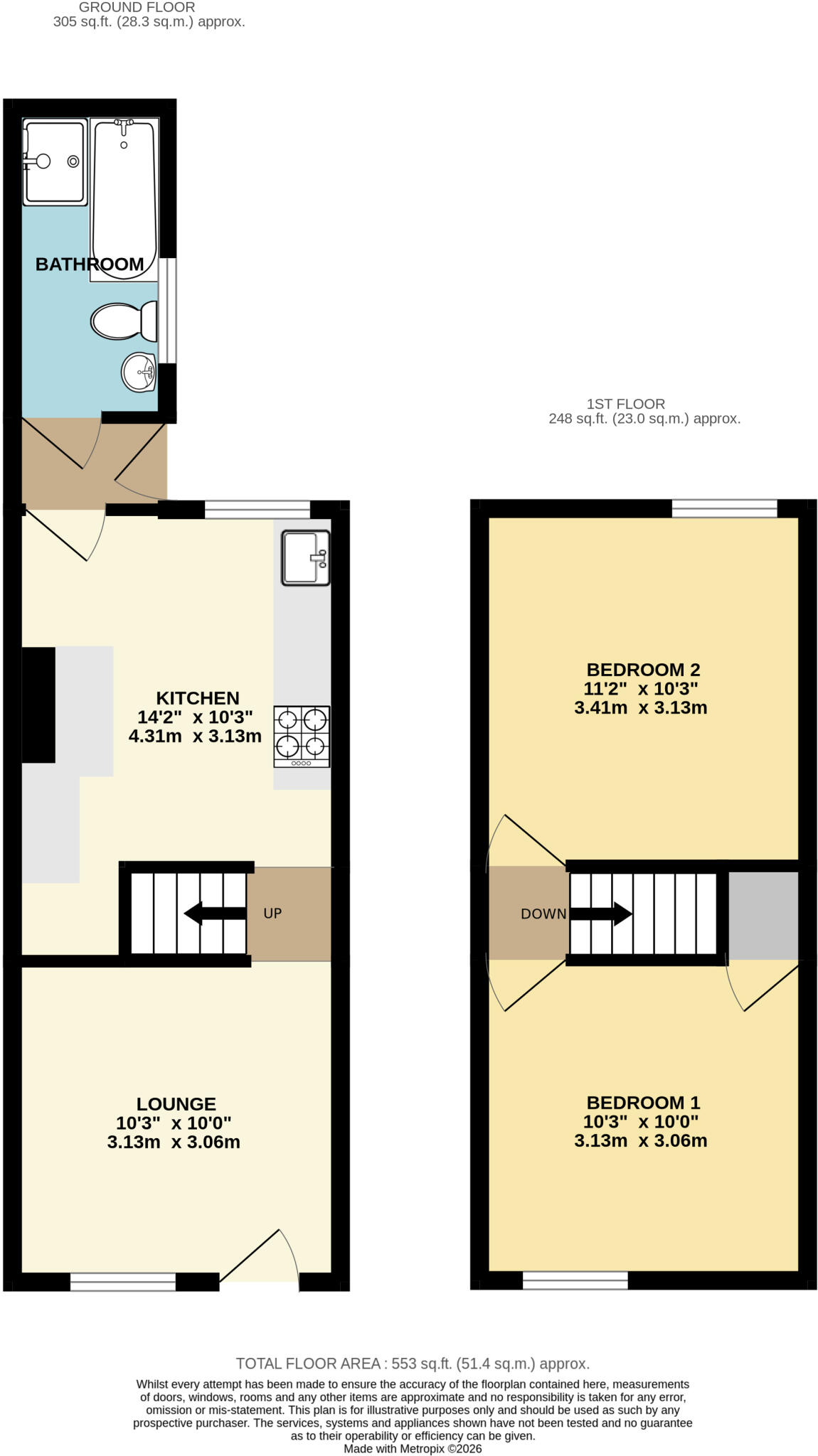 Whitecross Street, Barton-Upon-Humber, North Lincolnshire, DN18 floorplan