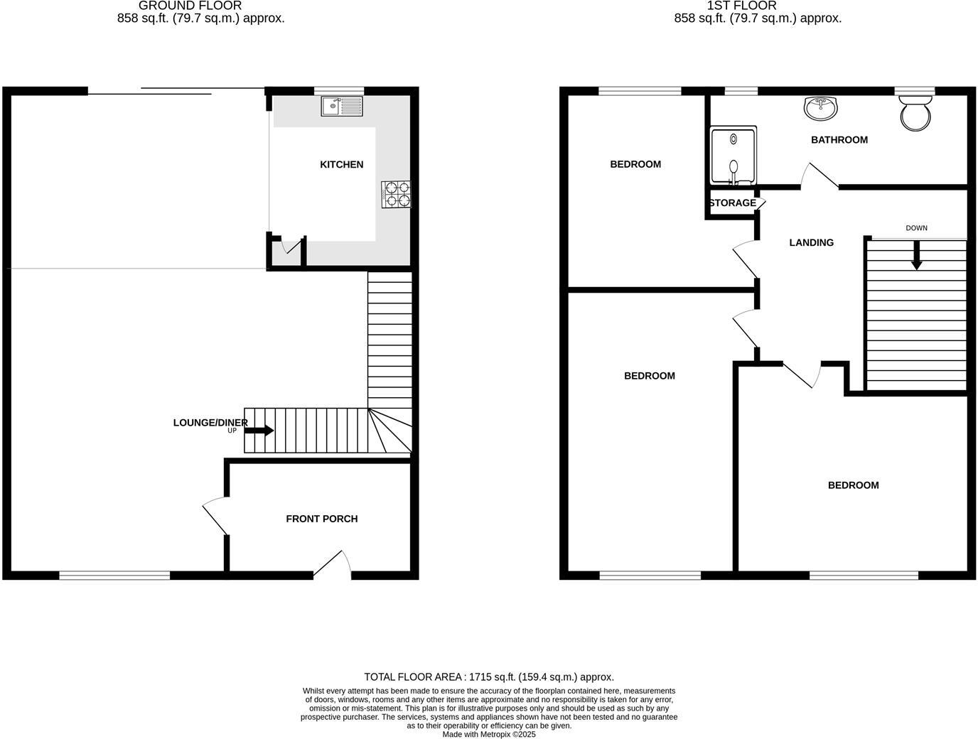 Suffolk Walk, Canvey Island floorplan