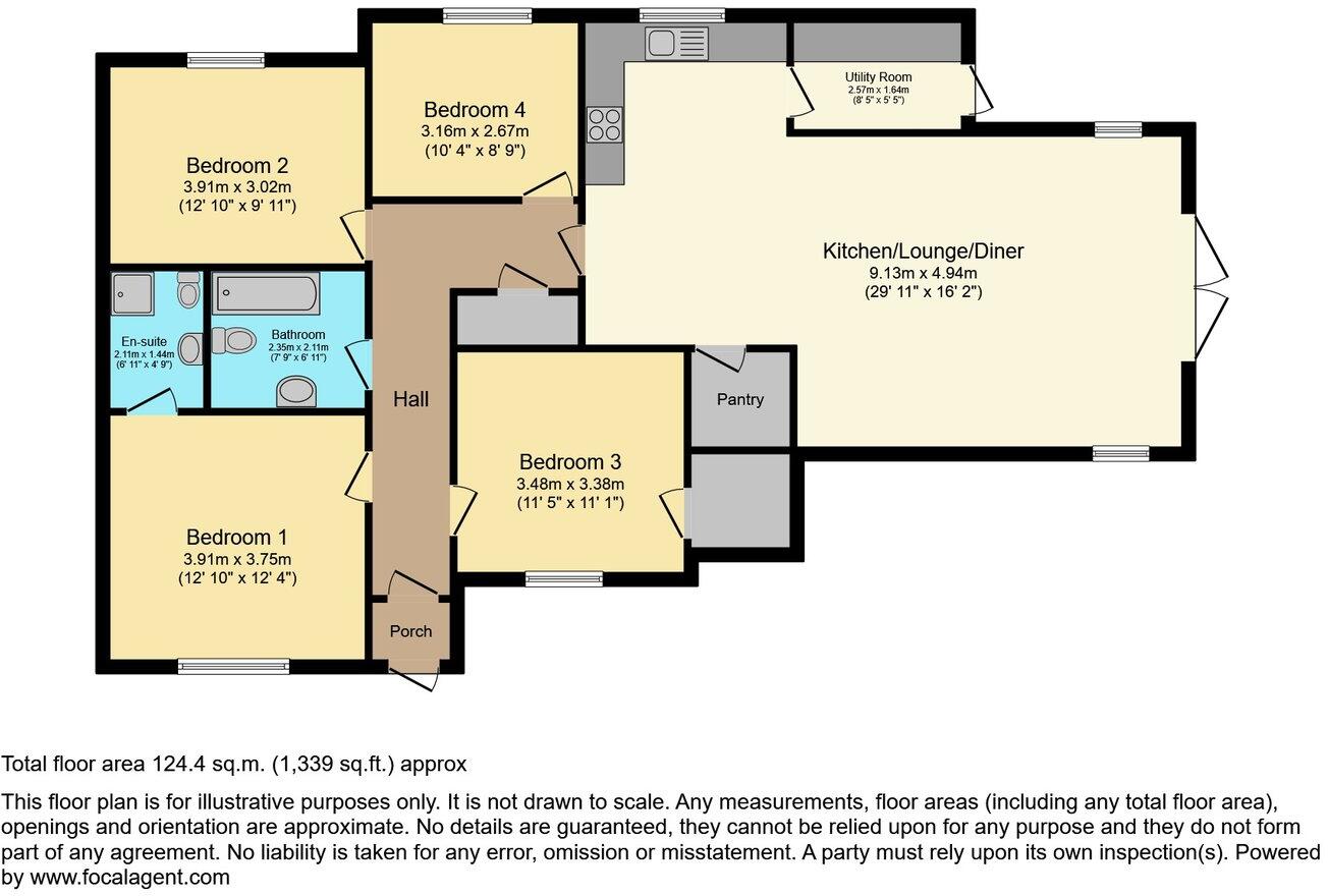  Carhampton, Minehead, TA24 floorplan