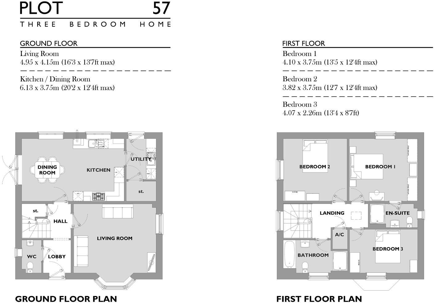 Rosedale Street Poundbury, Dorchester floorplan
