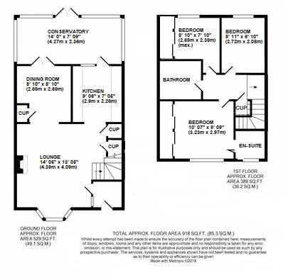 Gardiner Close, Orpington floorplan
