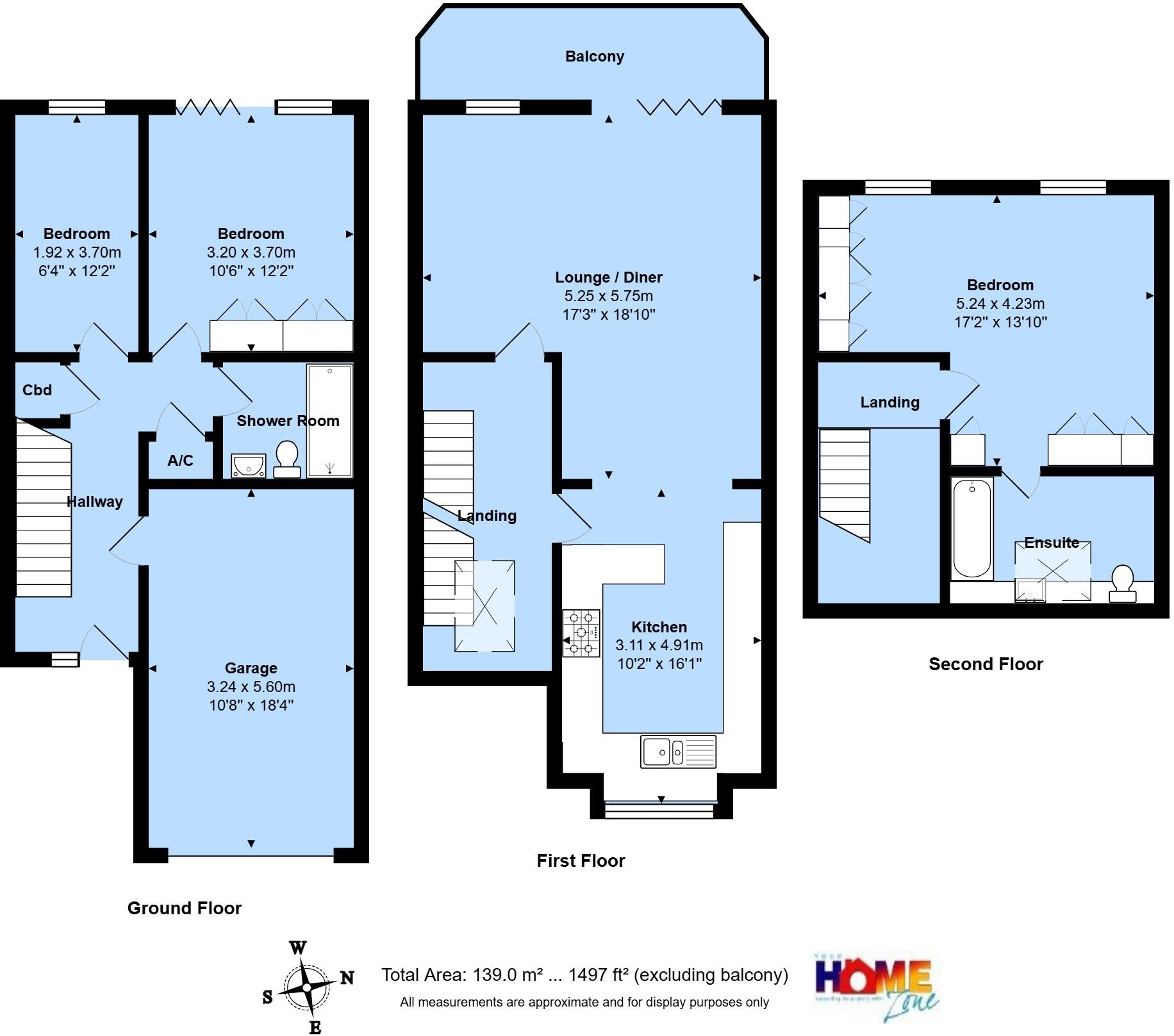 The Meridians, Christchurch, Dorset, BH23 floorplan