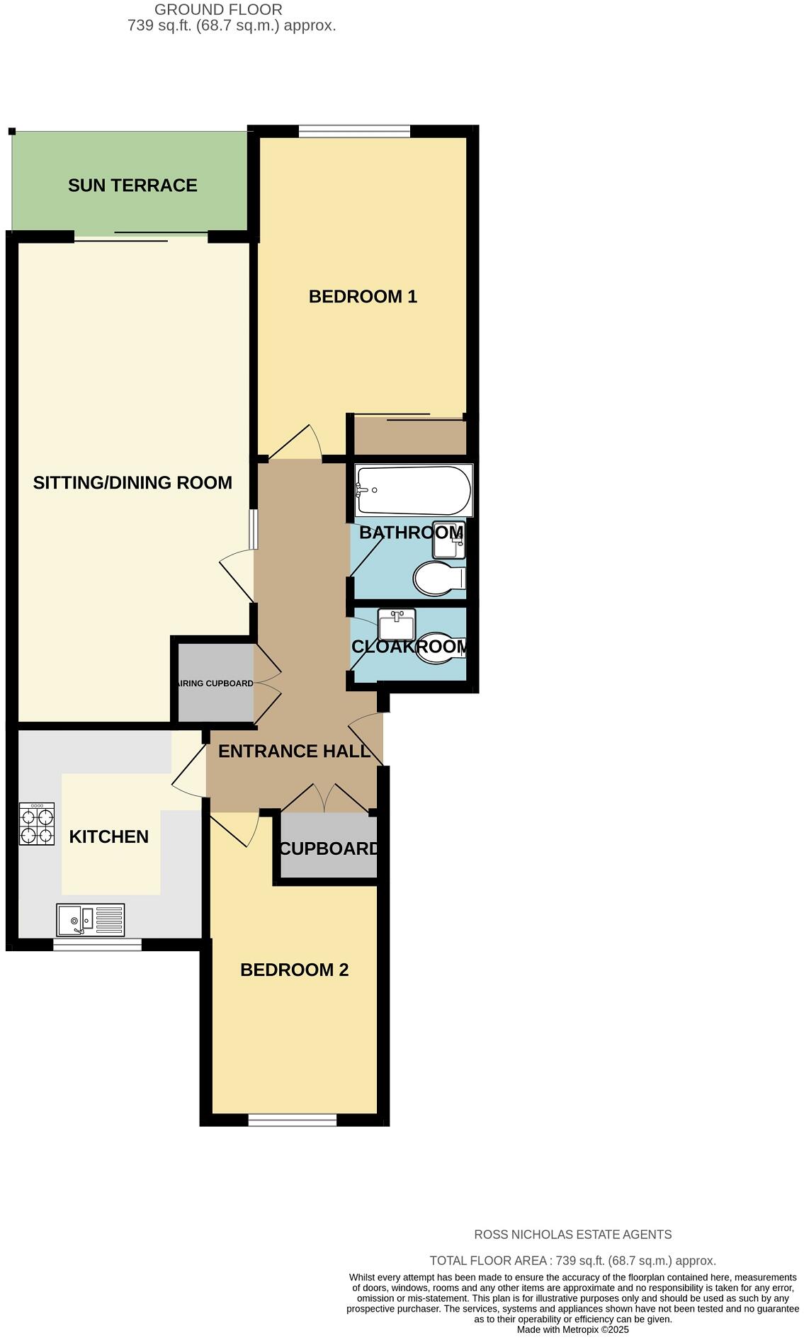 Sea Road, Barton on Sea, Hampshire. BH25 7PF floorplan