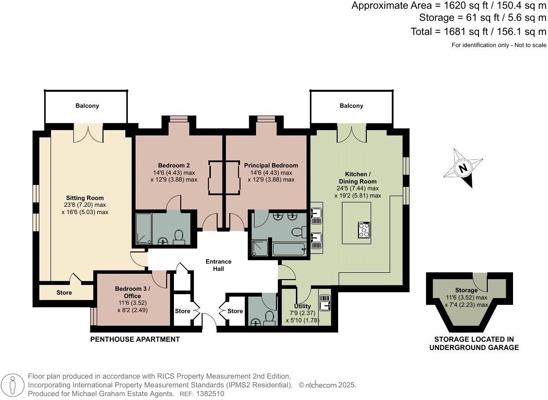 Chandos Road, Buckingham, Buckinghamshire, MK18 floorplan