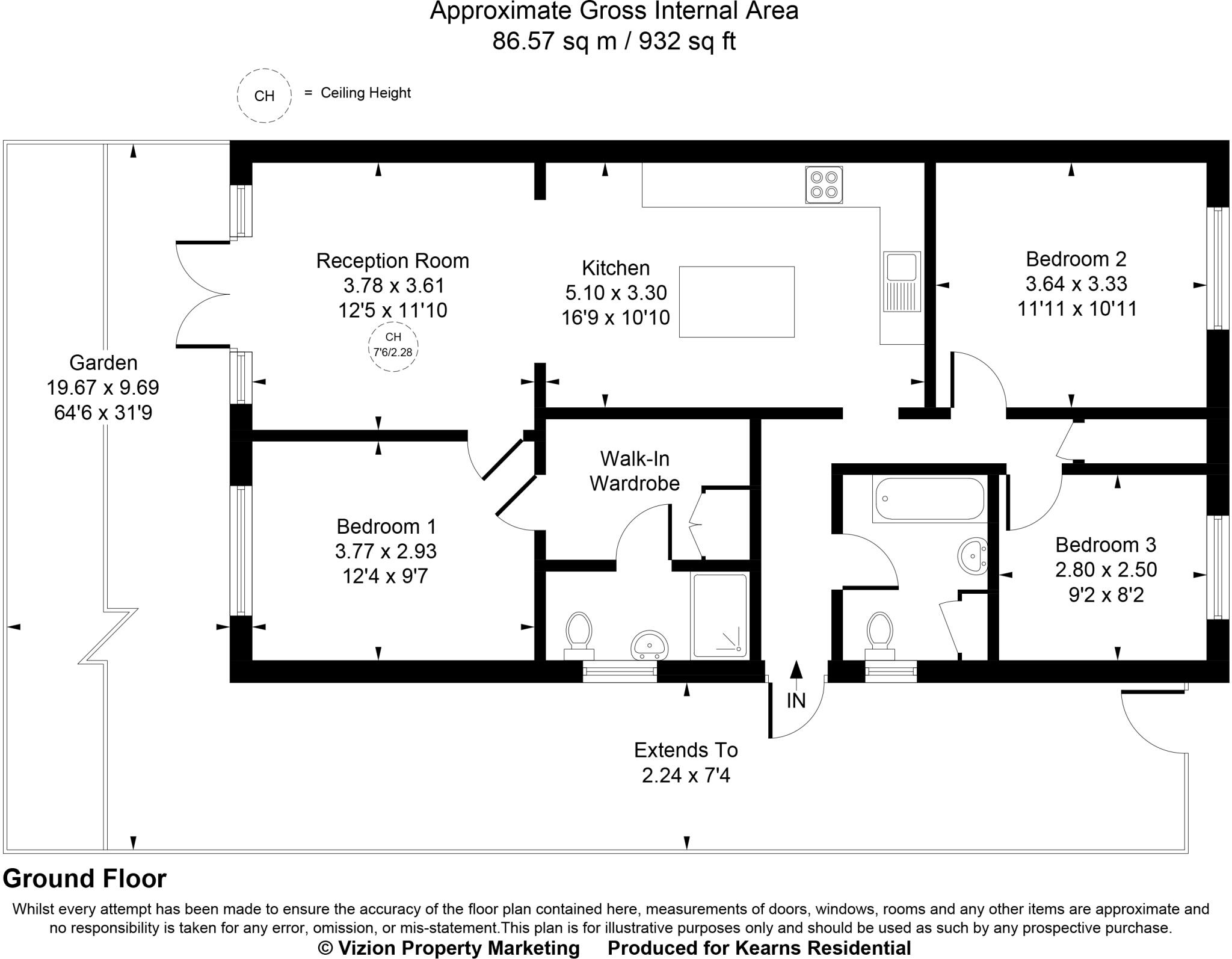 Shelley Close, Hayes, UB4 floorplan