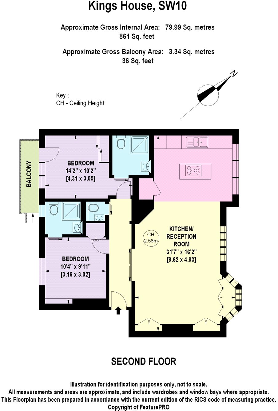 Kings House, Kings Road, Chelsea SW10 floorplan