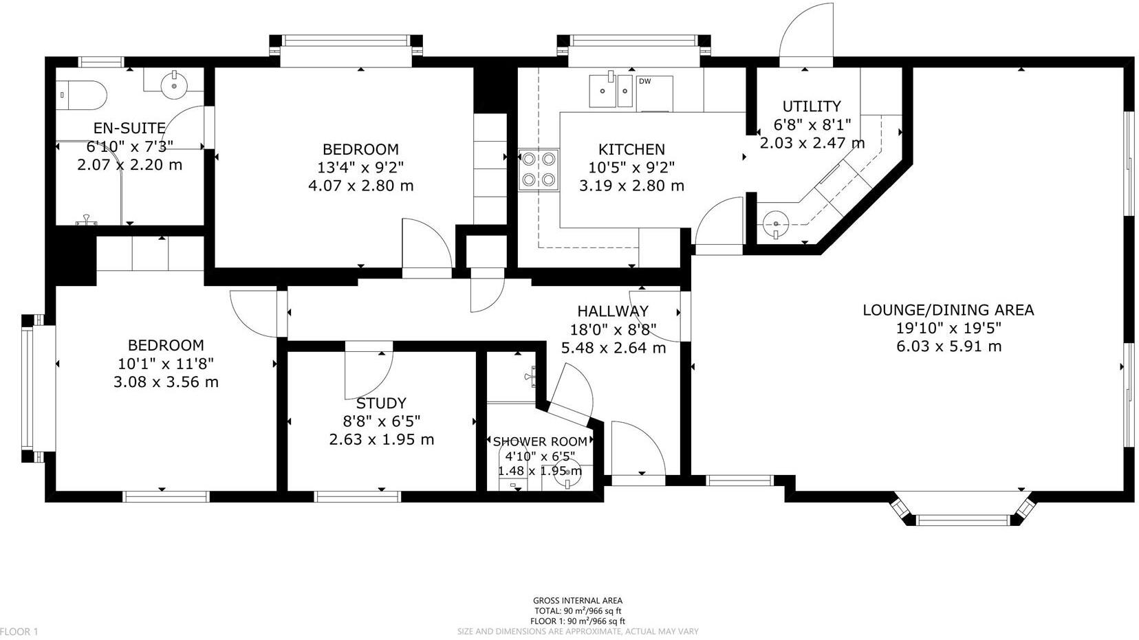 Deanland Wood Park, Golden Cross, Hailsham floorplan