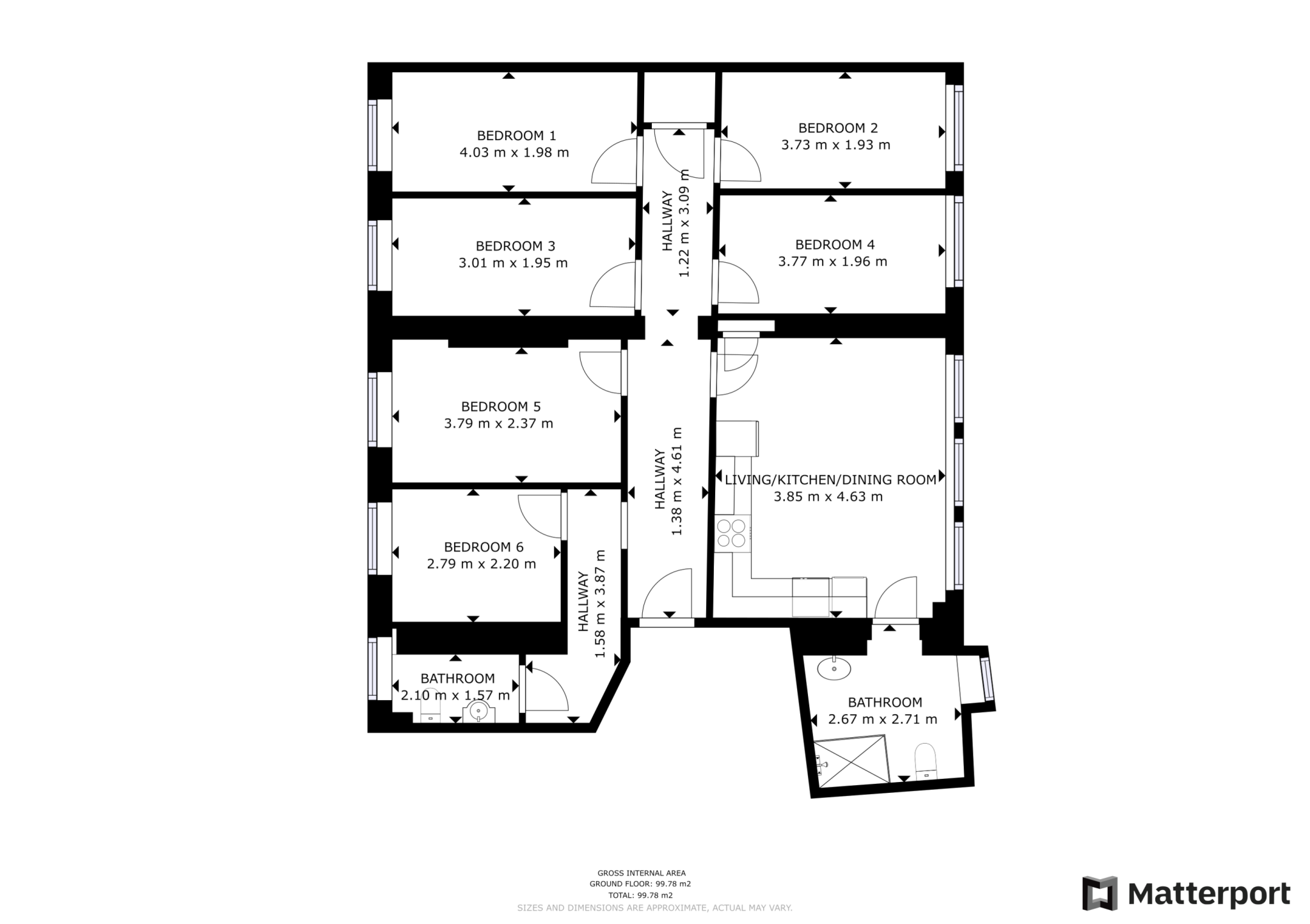 First Floor Flat, St Nicholas Street, City Centre, Bristol, Bristol City floorplan