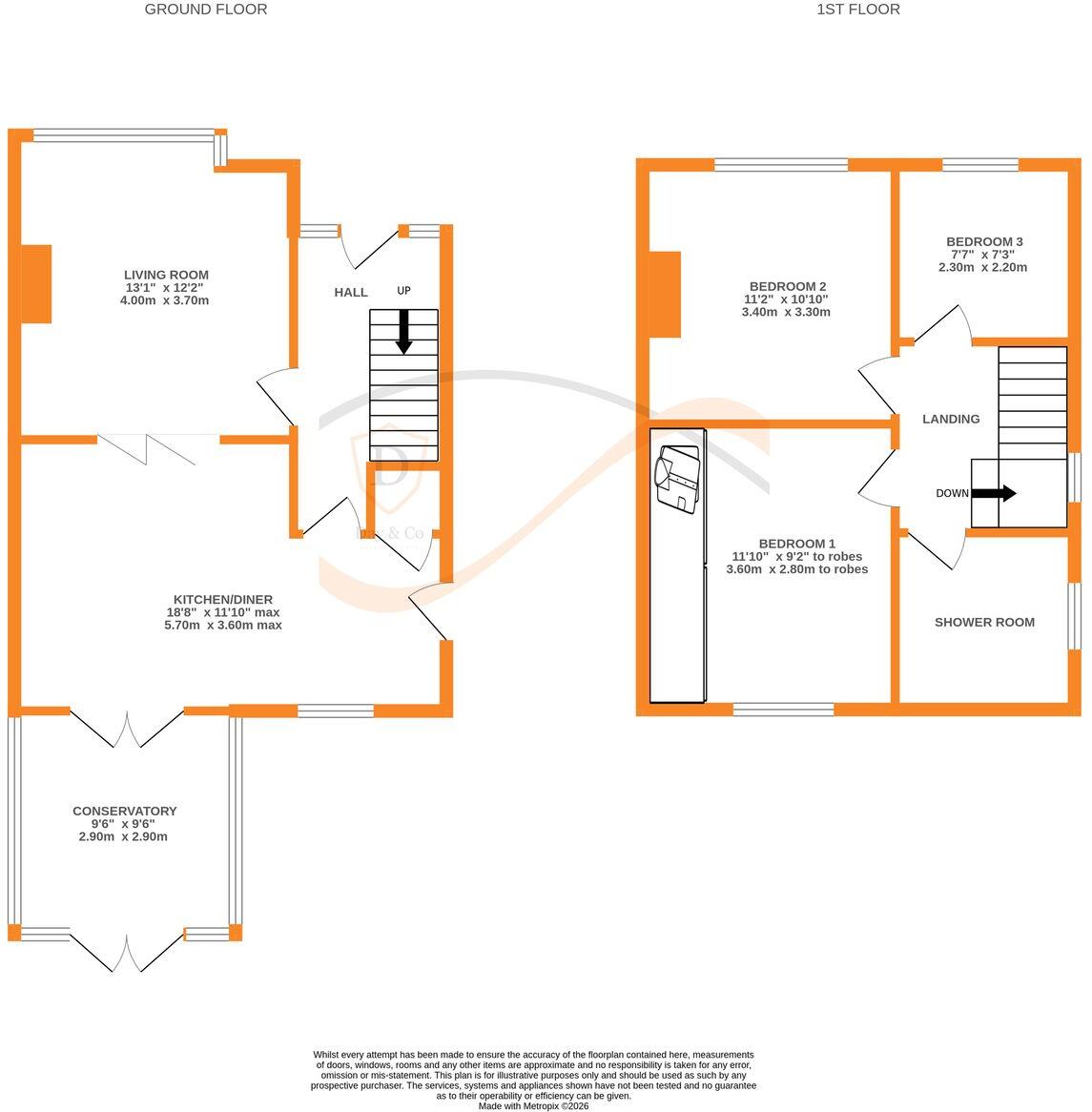 Laburnum Grove, Cross Roads, BD22 floorplan