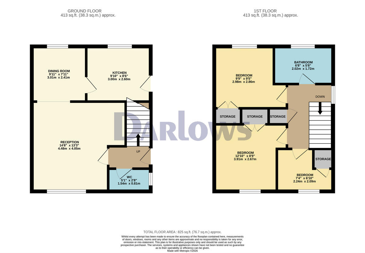 Hengoed Avenue, Hengoed floorplan