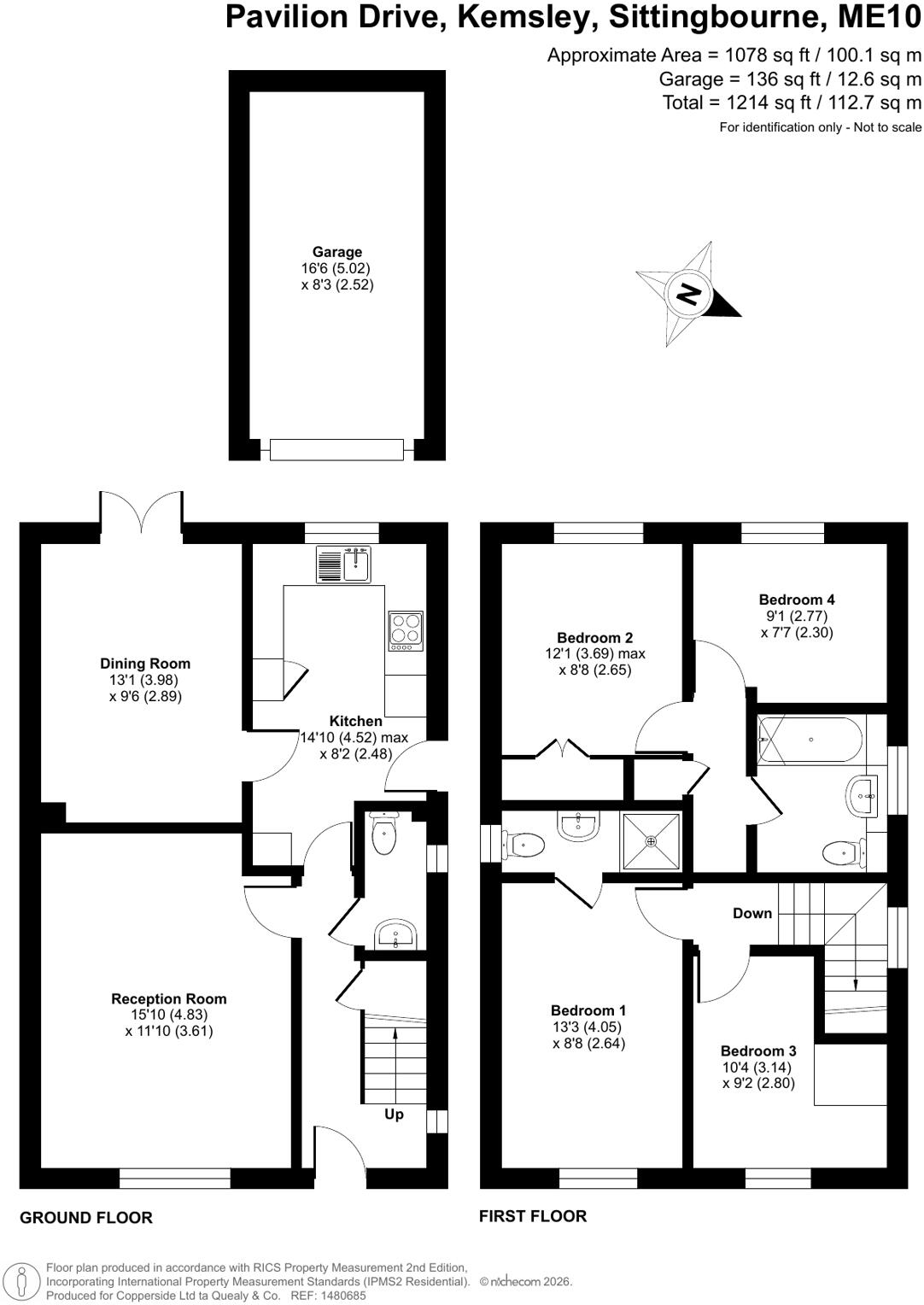 Pavilion Drive, Kemsley, Sittingbourne, Kent, ME10 floorplan