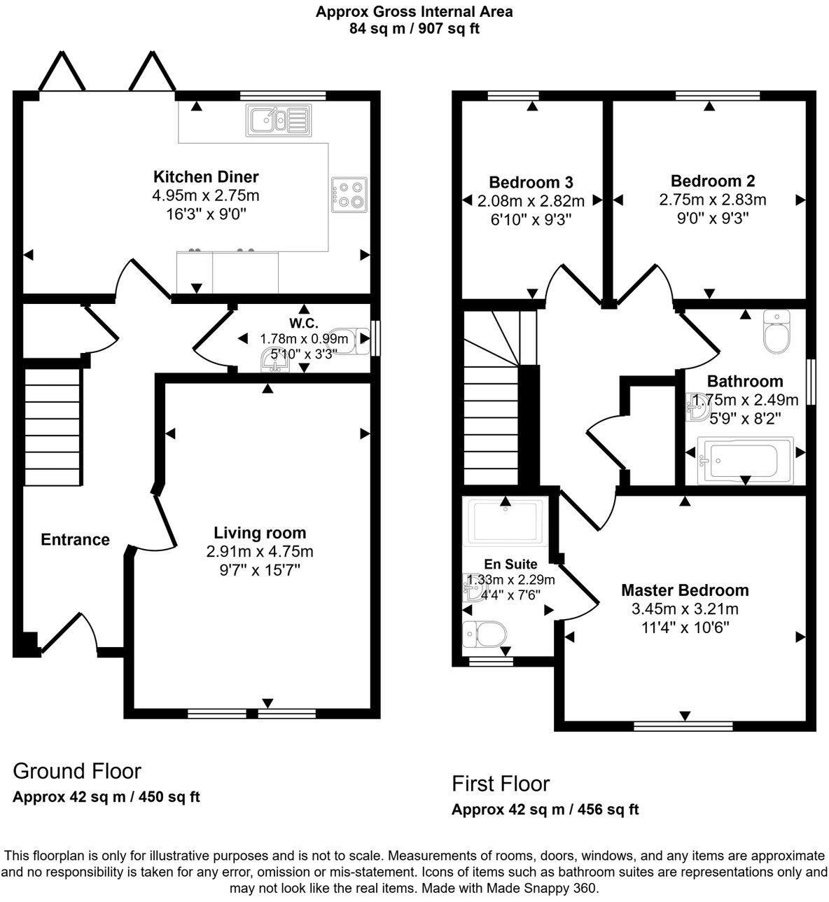 Stein Grove, Acklam floorplan