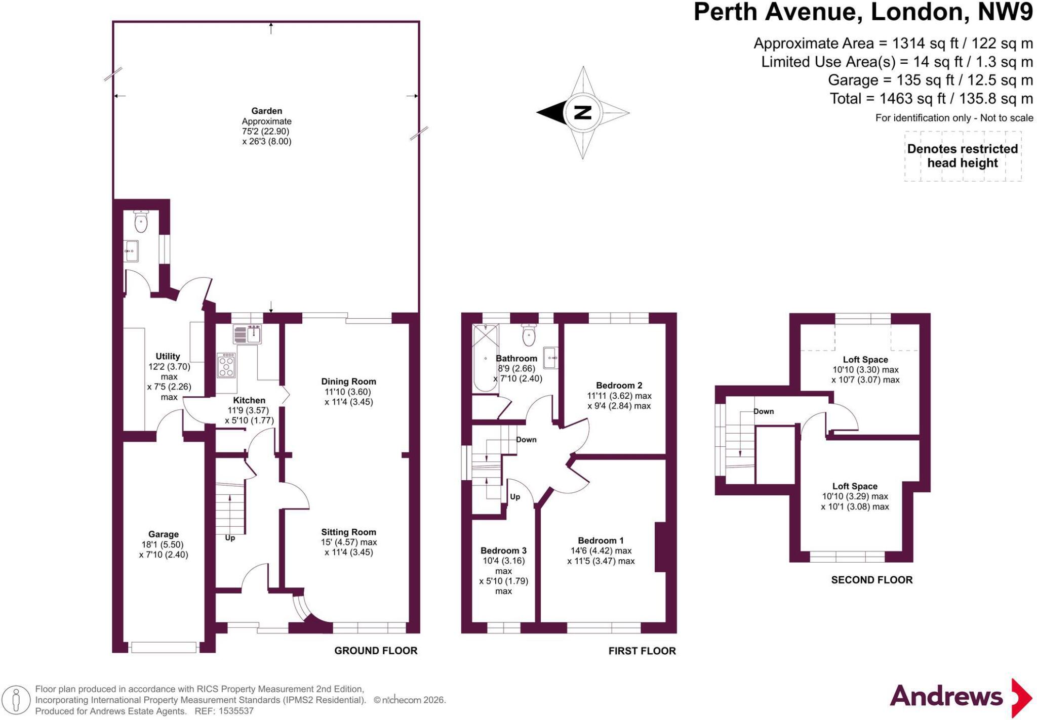Perth Avenue, London, NW9 floorplan