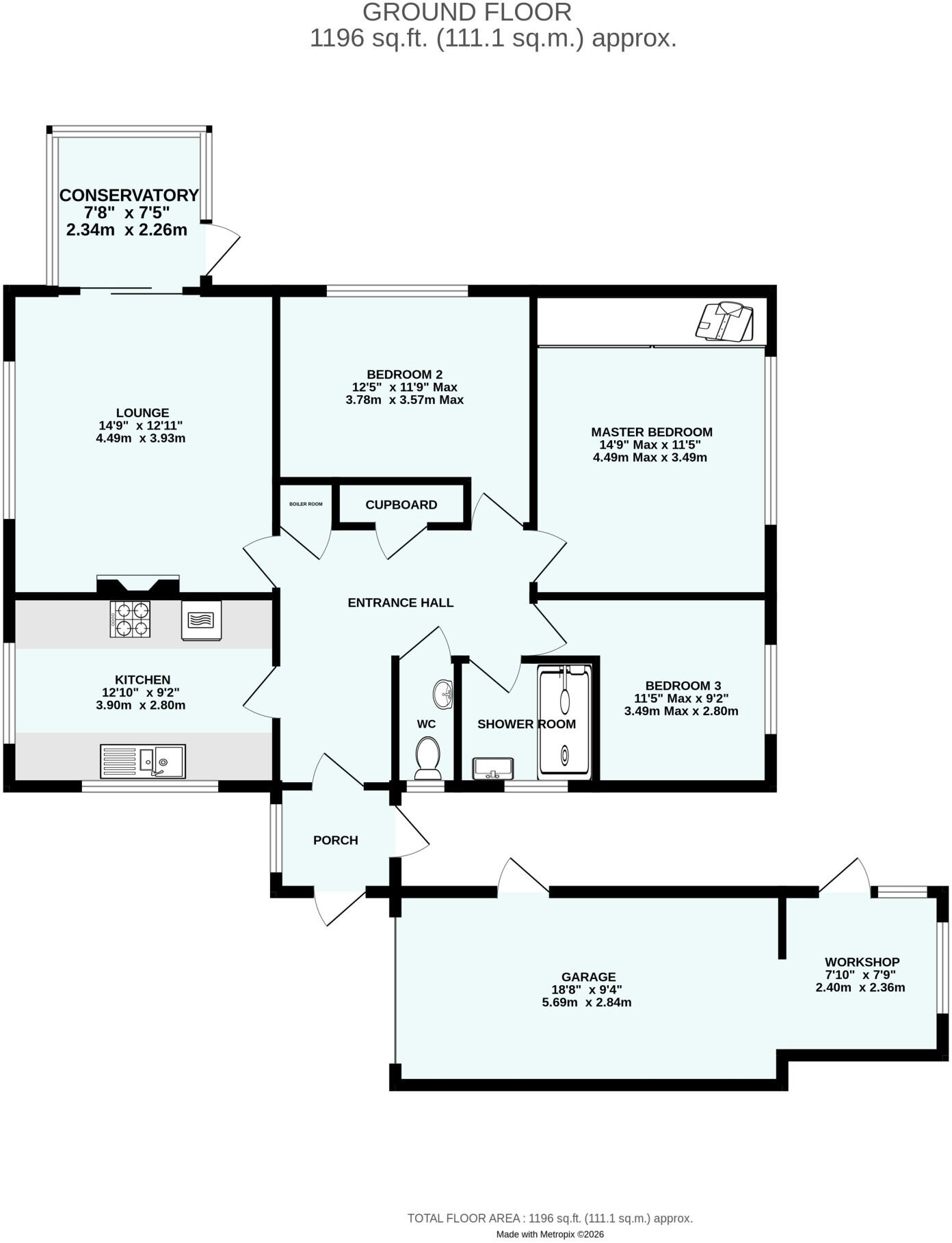 Vicarage Gardens, Old Vicarage Road, Exeter, Devon floorplan