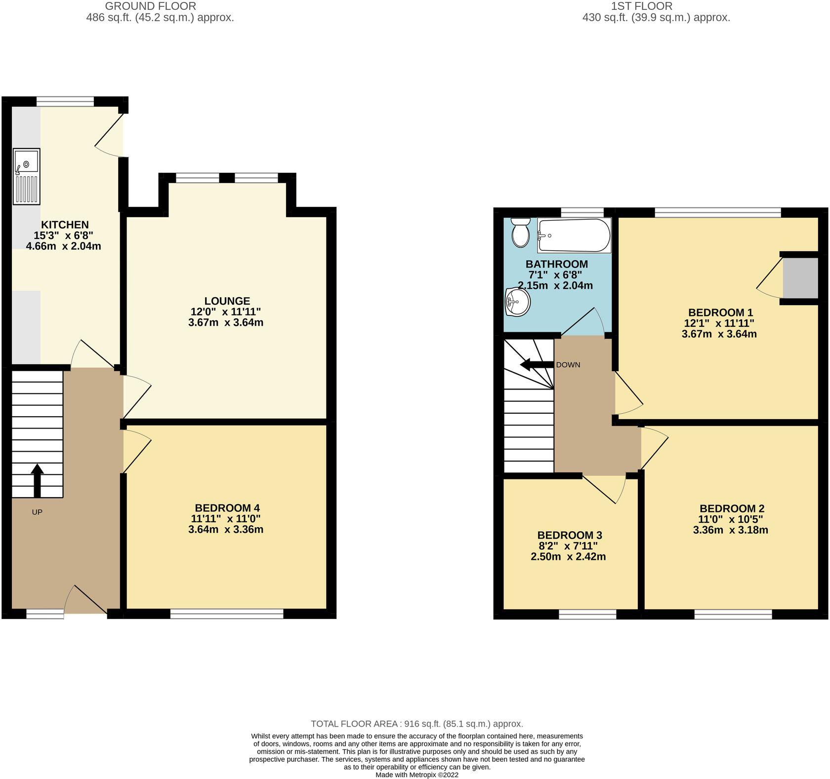 Newhaven Terrace, Grimsby, DN31 floorplan